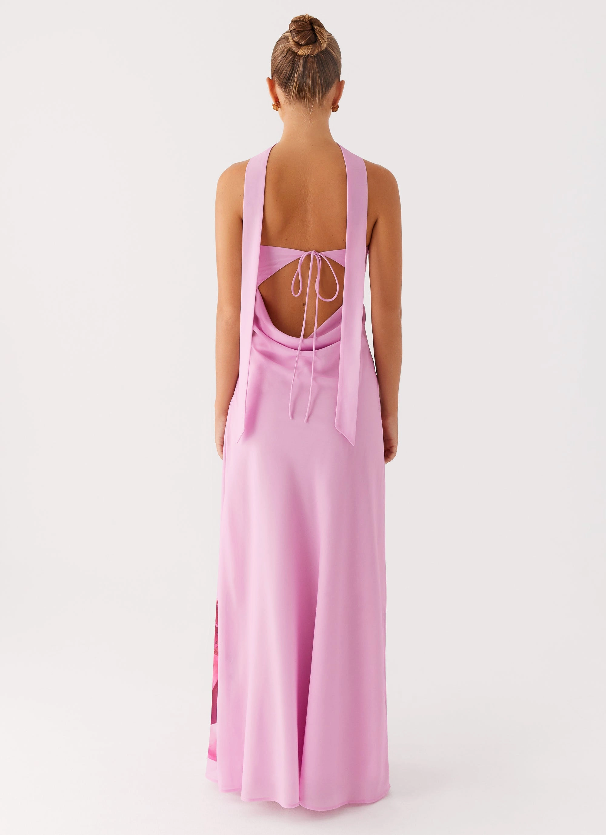 Relaxed Design Cozy Fit Prim Maxi Dress - Pastel Pink
