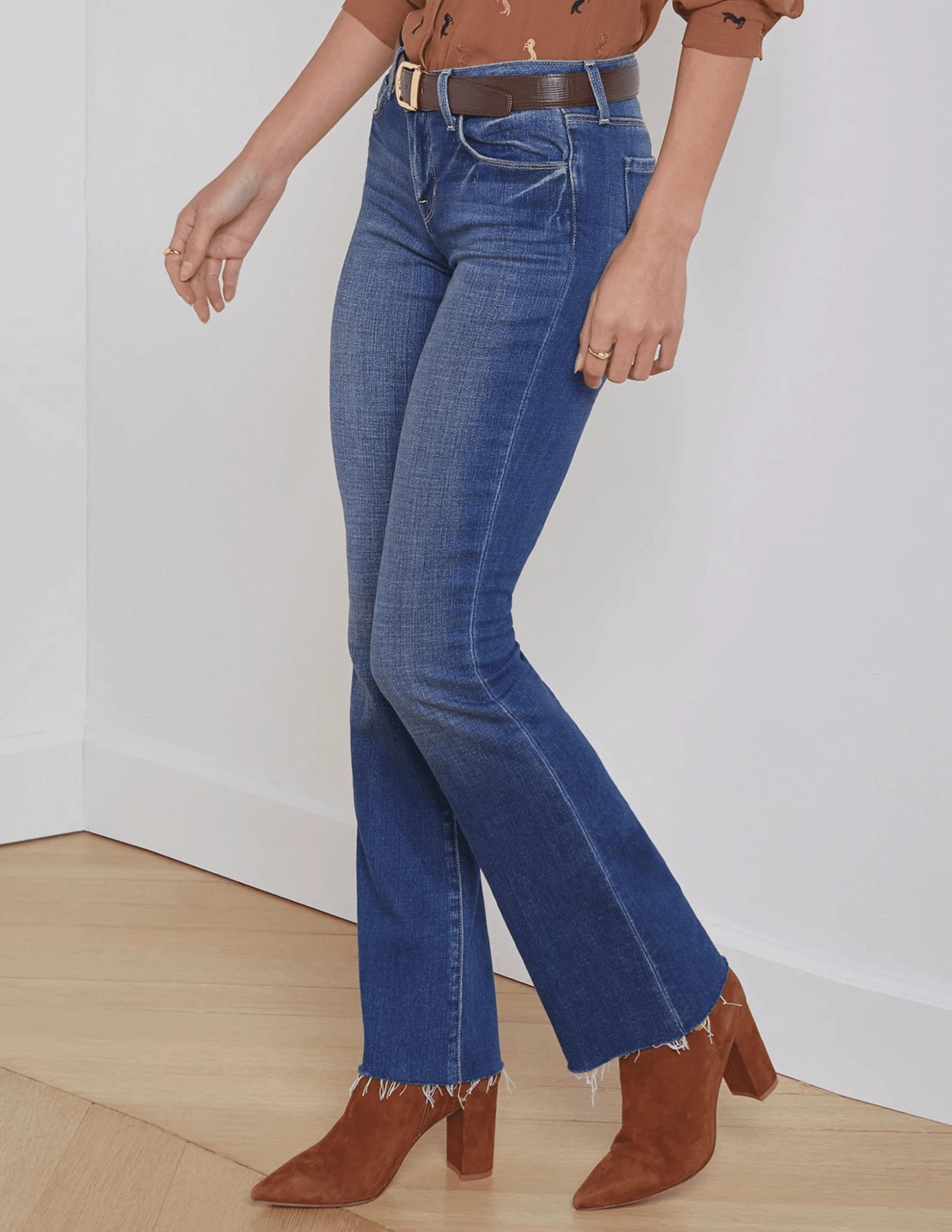 LAGENCE Sneeki Low Rise Straight Leg Jeans In Hasting Simple Fit