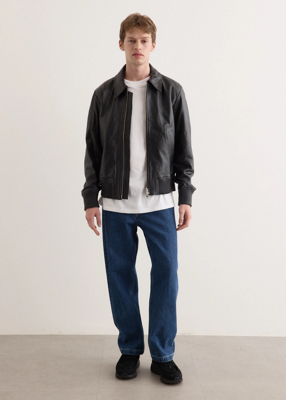 Florian Leather Jacket Ergonomic Sleeve Shaping