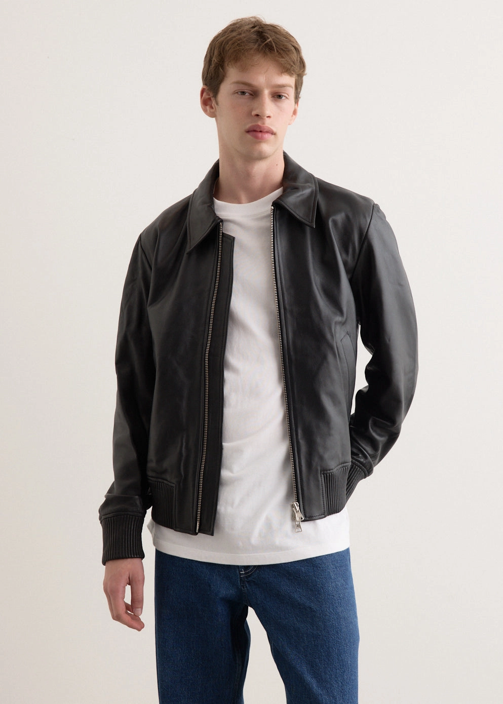 Double Layer Protection Urban Explorer Look Florian Leather Jacket