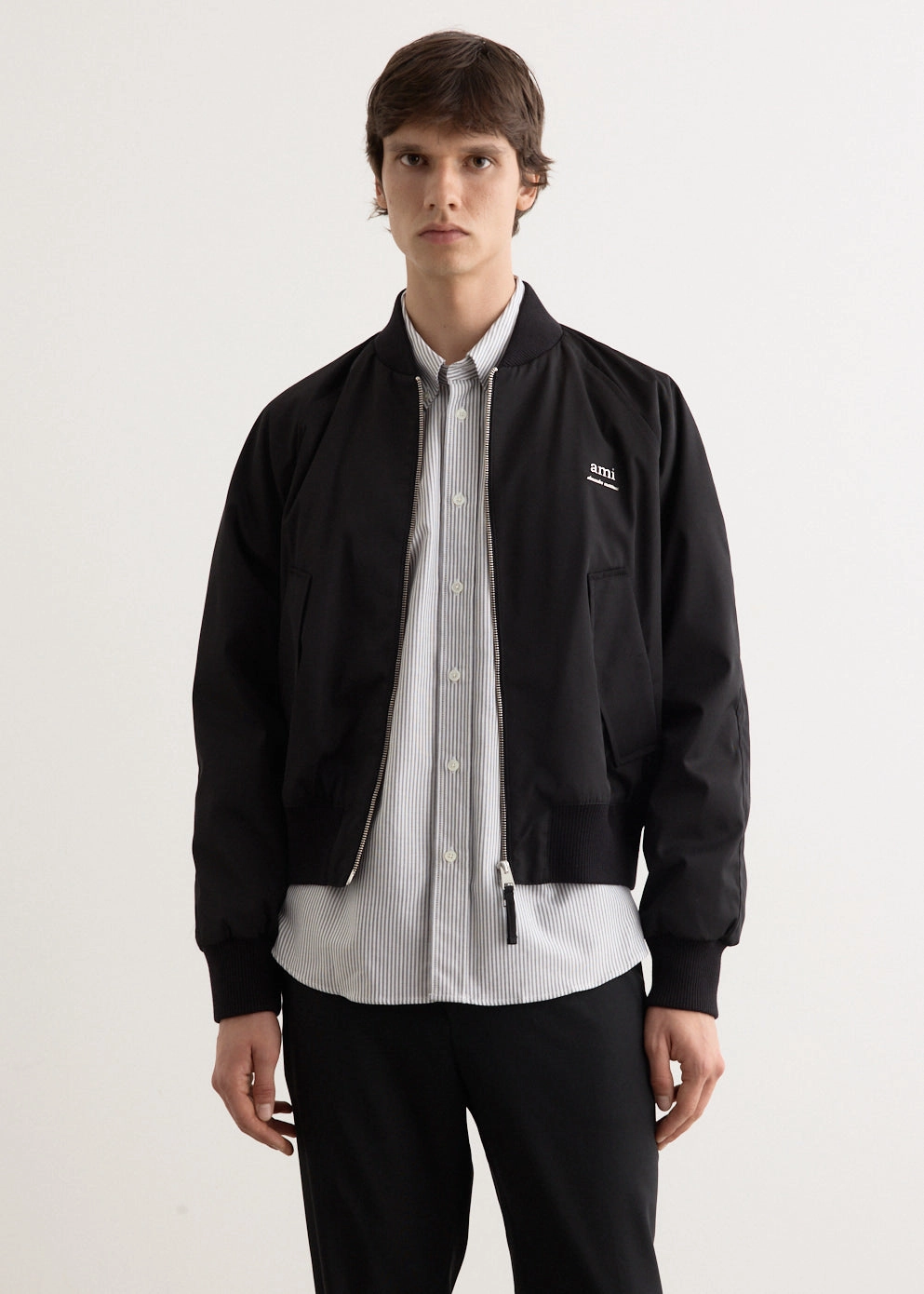 AMI Bomber Softshell Coating Quilted Stitching