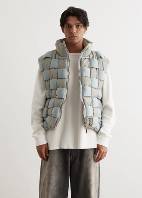 Ripstop Nylon KEEL-WEAVING Vest Warmth Retention Weather Fit