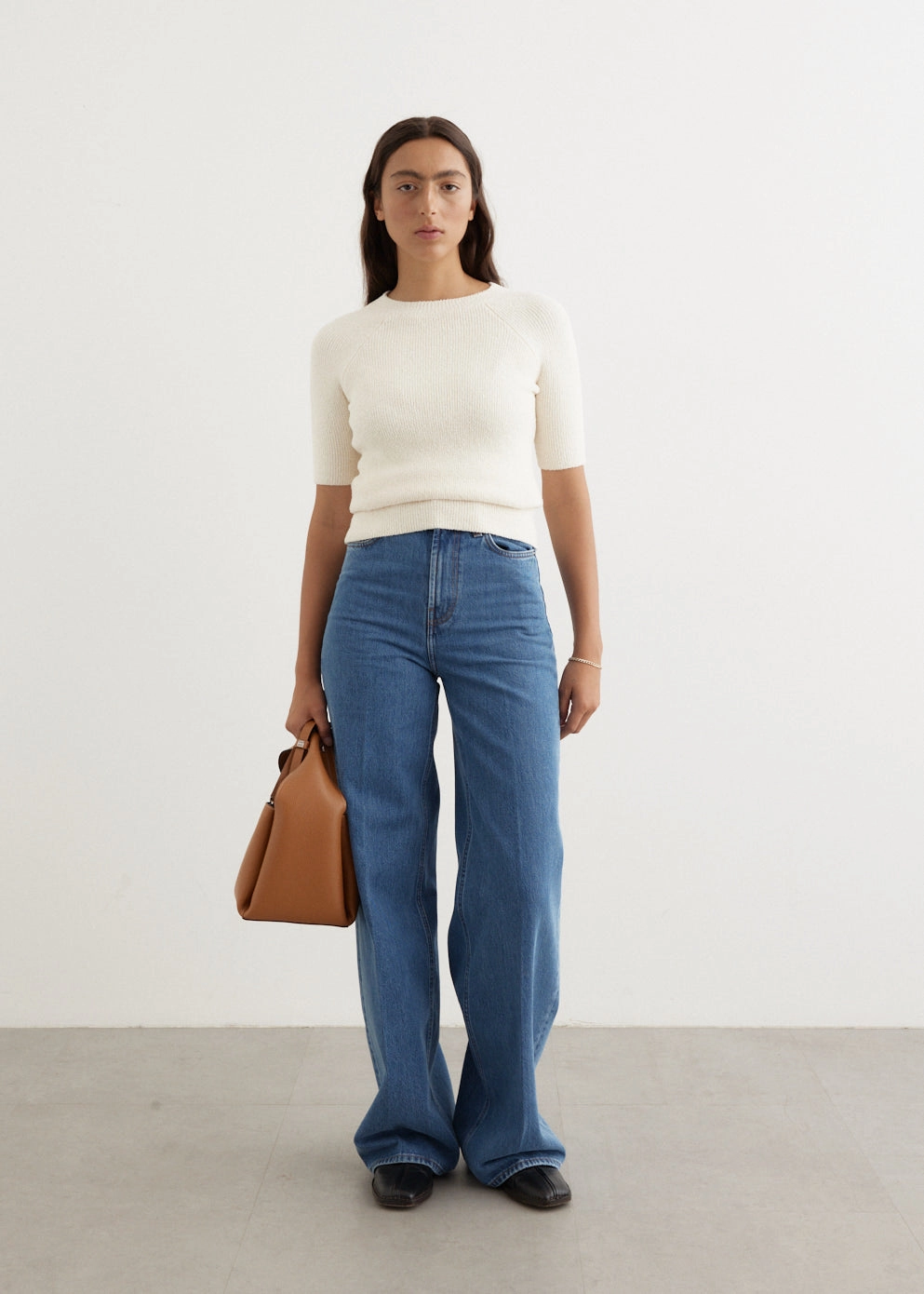 Eco Conscious Manufacturing Simple Outfit Raglan-Sleeve Terry Knit