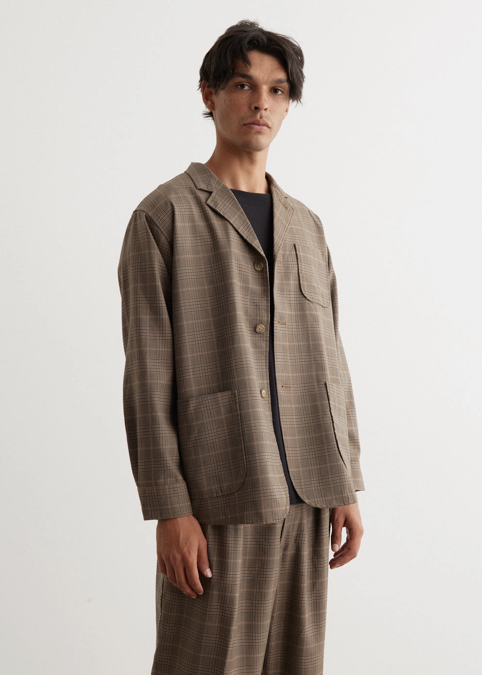 4B Cuffs Jacket Travel Ready Look Functional Zip Detail