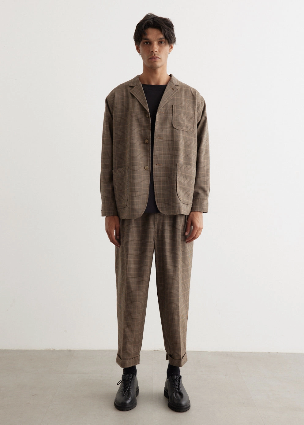 4B Cuffs Jacket Casual Work Look