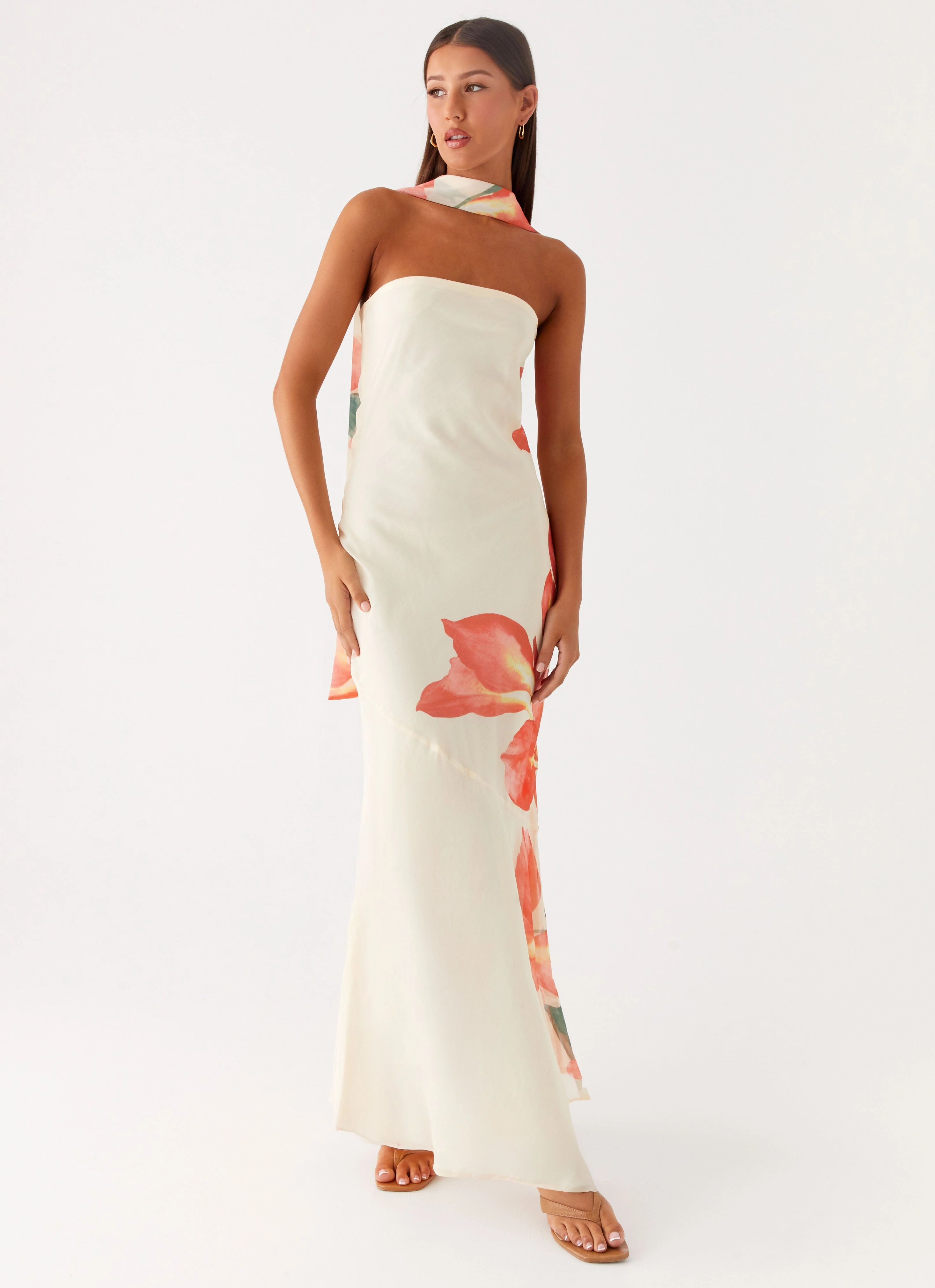 Under The Pagoda Maxi Dress - Siena Floral Regular-fit Stylish dinner attire