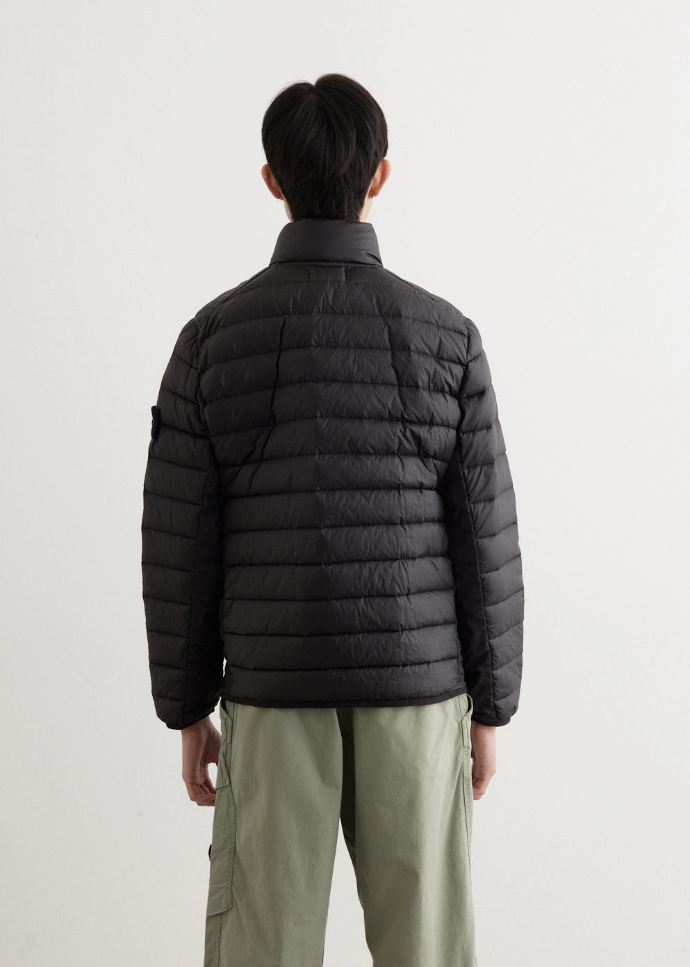 Light Weight DualLayer Weave Recycled Nylon Down Jacket