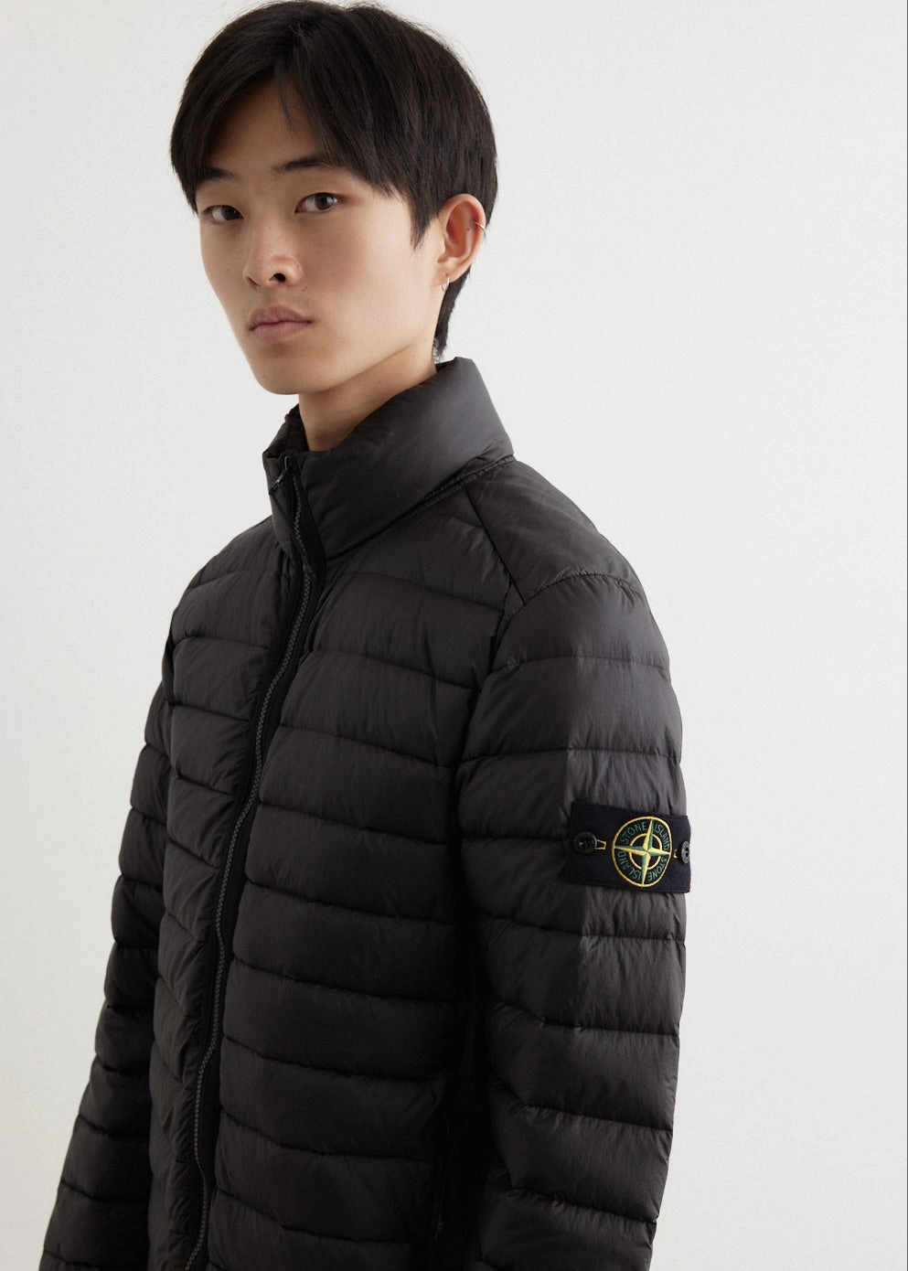 VentilatedPanels Secure Chest Pocket Recycled Nylon Down Jacket