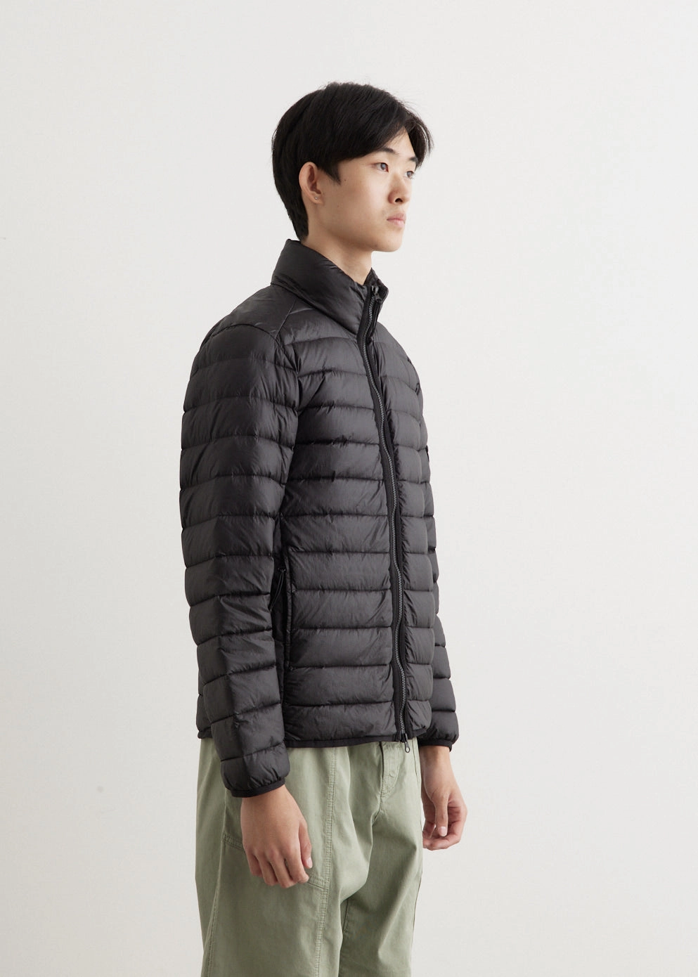 Light Protection Casual Classic Recycled Nylon Down Jacket