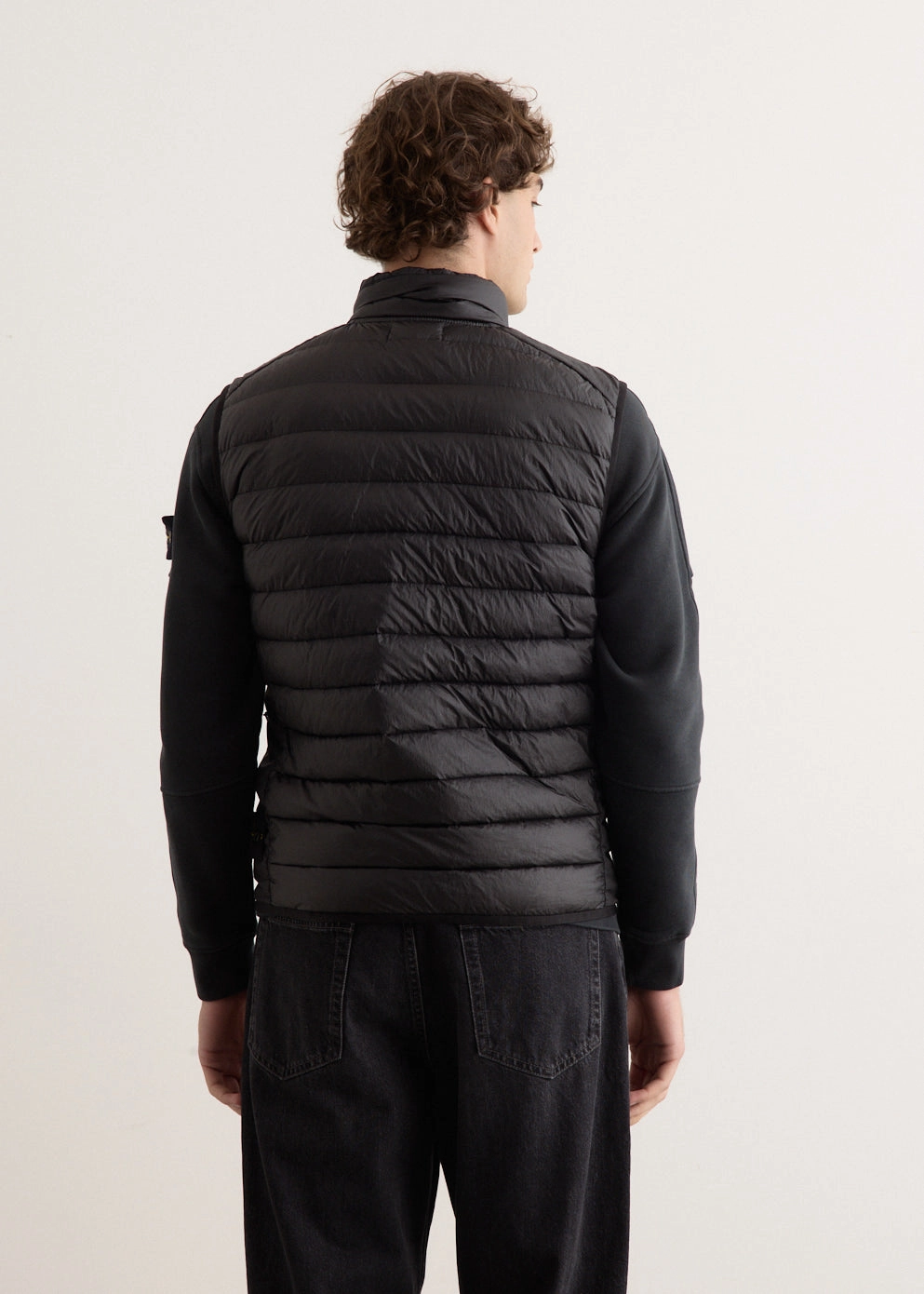 Transition Wear Bonded Fabric Recycled Nylon Down Vest