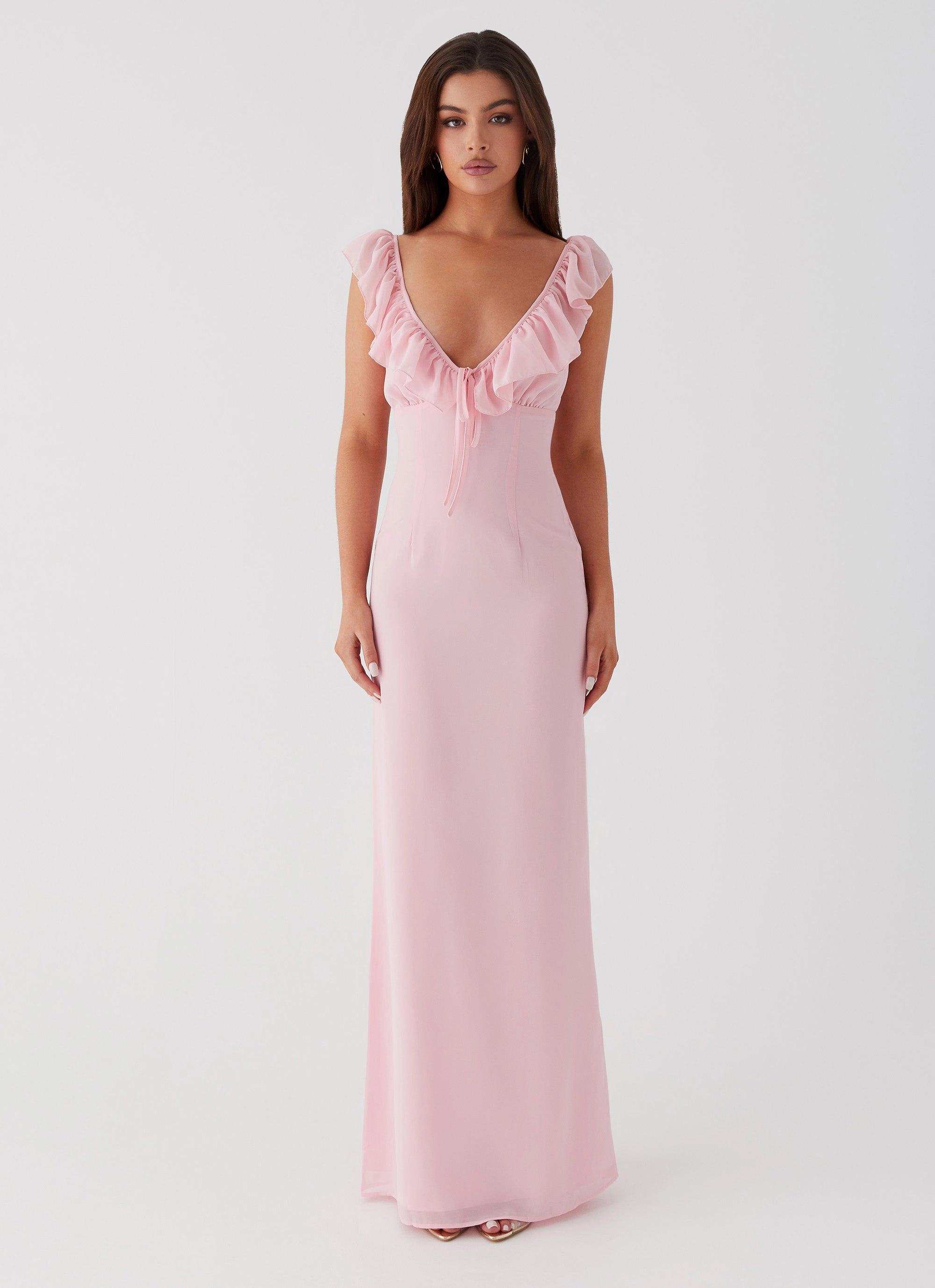 Flare Swing Silvie Maxi Dress - Pink