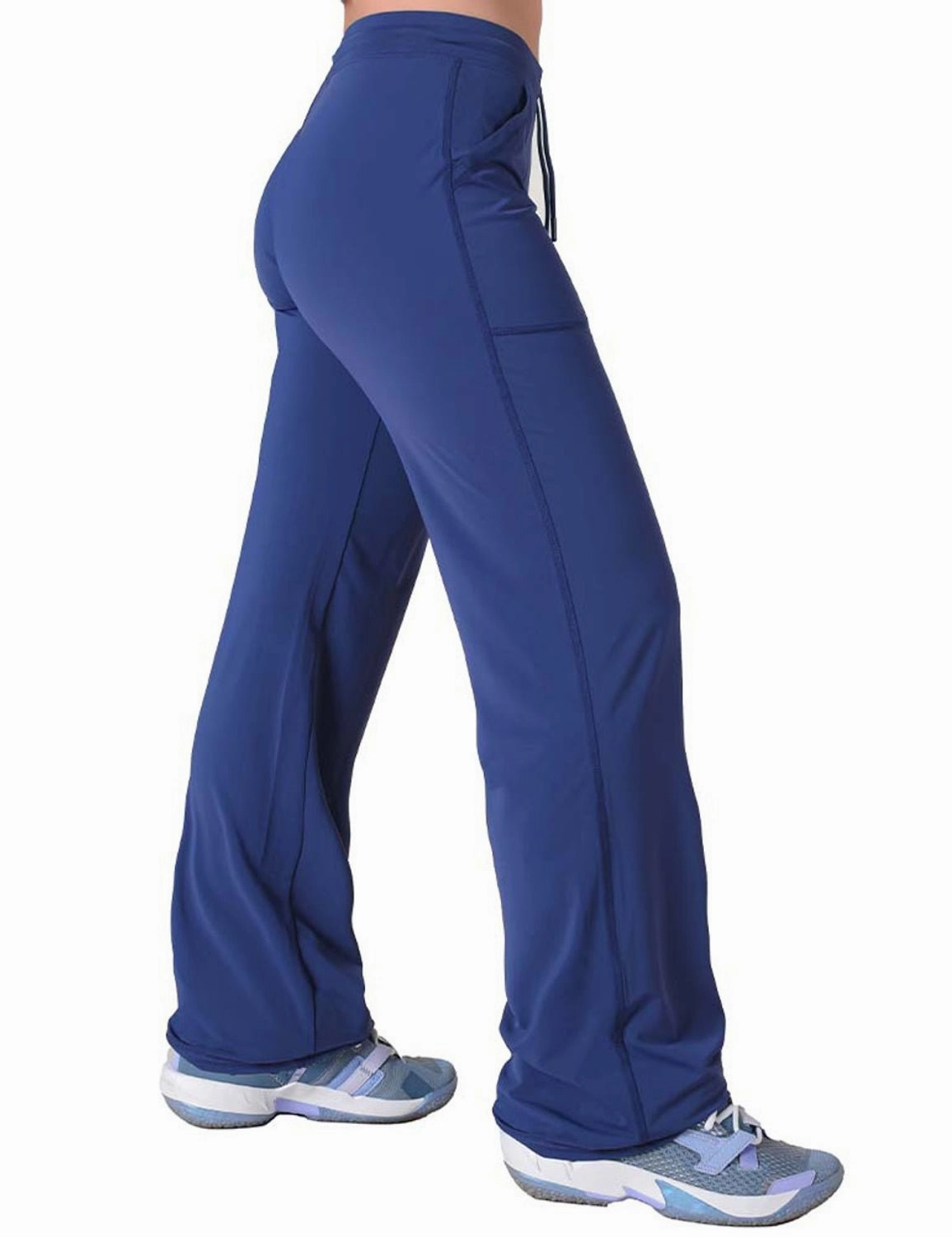 Cowgirl Tuff Womens Breathe Instant UPF Indigo Nylon Lounge Pants Breathable fabric