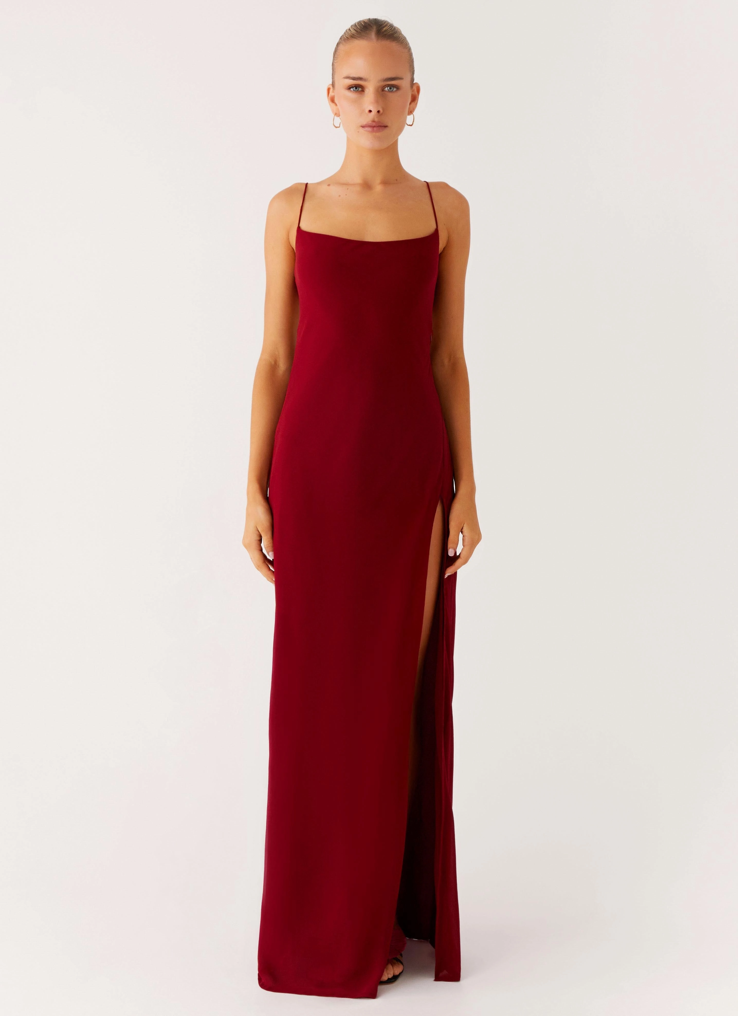 Alouette Maxi Dress - Burgundy Must Have