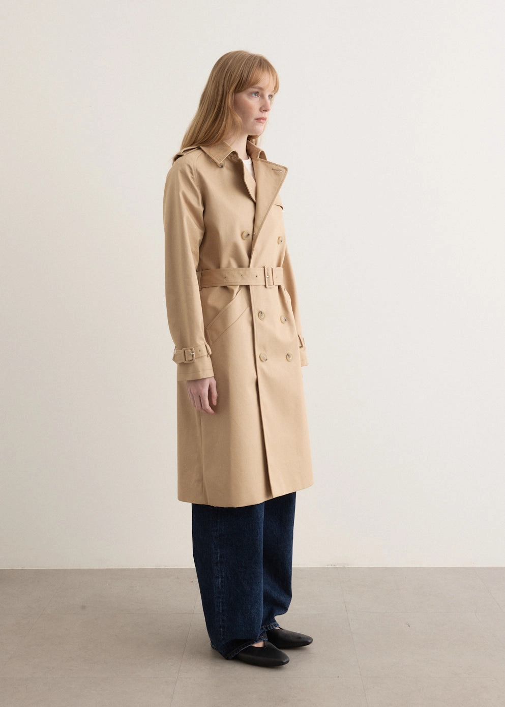 WaterResistantCoating Anti Pilling Texture Greta Trench