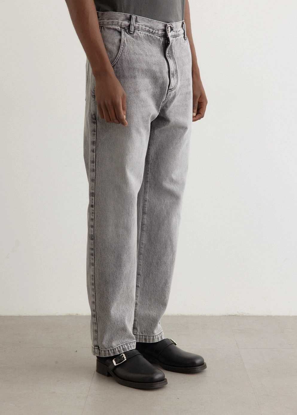 Stylish Casual Natural Style Regular Jeans Slim Detail