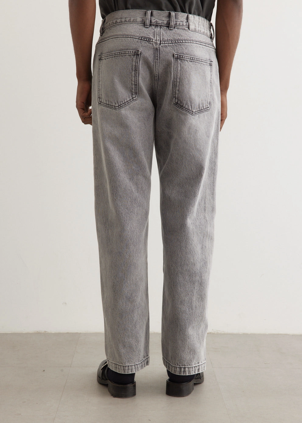 Regular Jeans Slim Detail Night Out City Walk Minimalist Smooth Shape