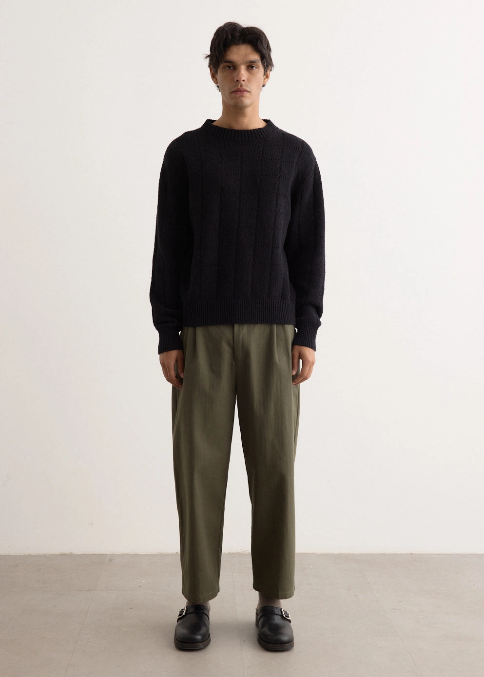 Iliad Crewneck Ribbed Edging Wearable Basic