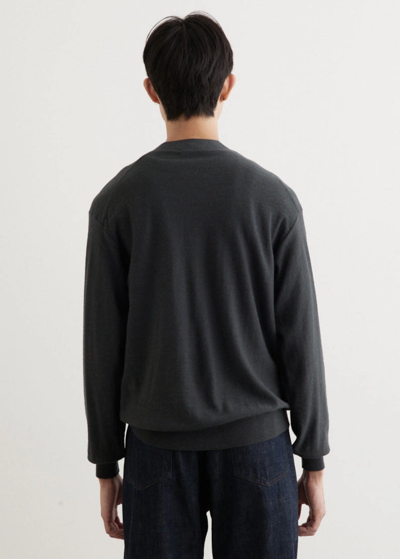 Breathable Lining Design Mild Day Outfit Relaxed Twisted Cardigan