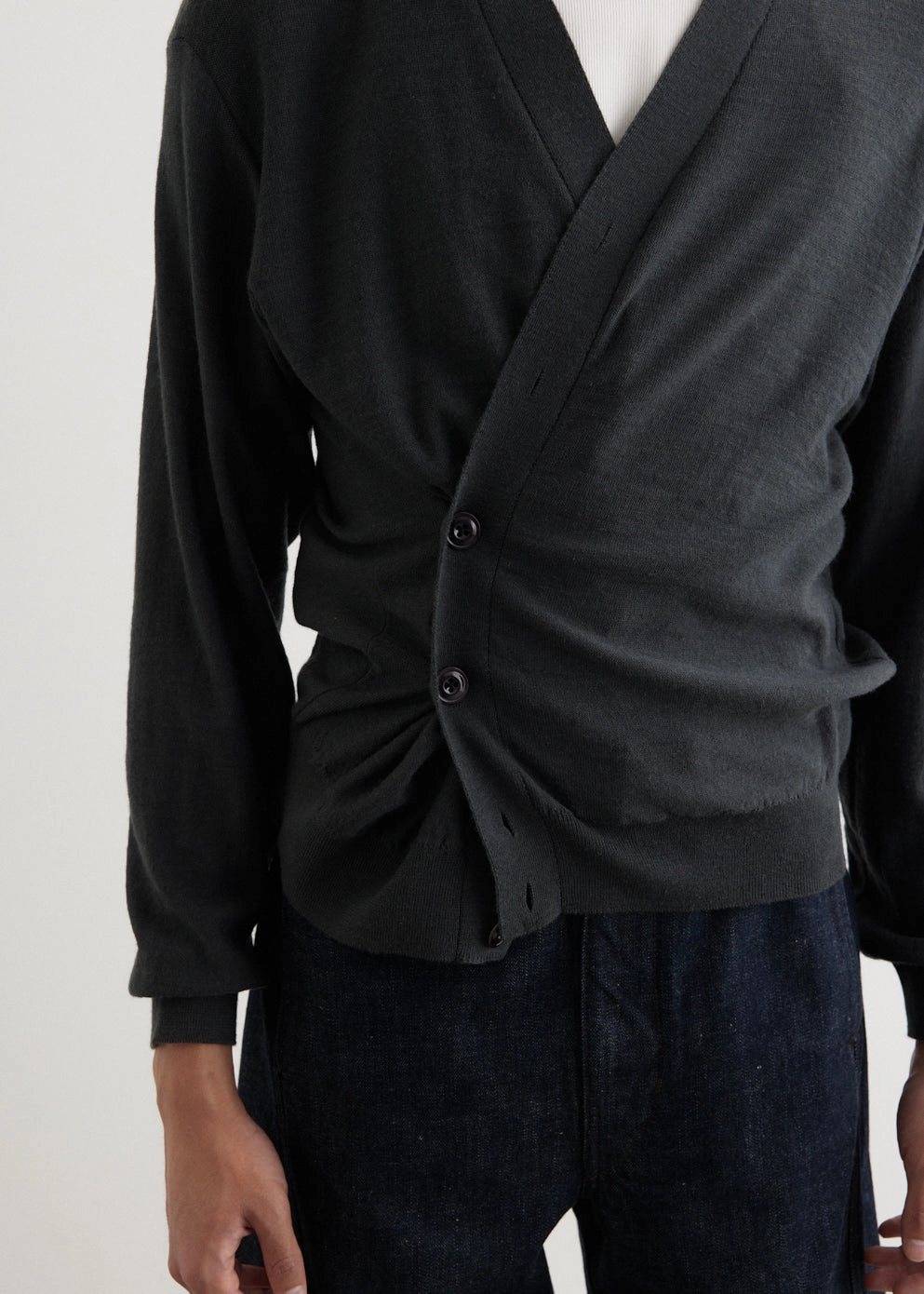 All Time Light Weight Relaxed Twisted Cardigan