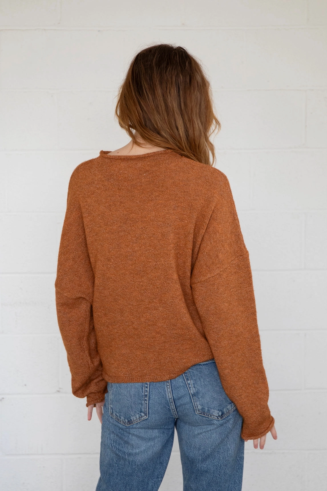 Premium Comfort Piper Cardigan - Rust