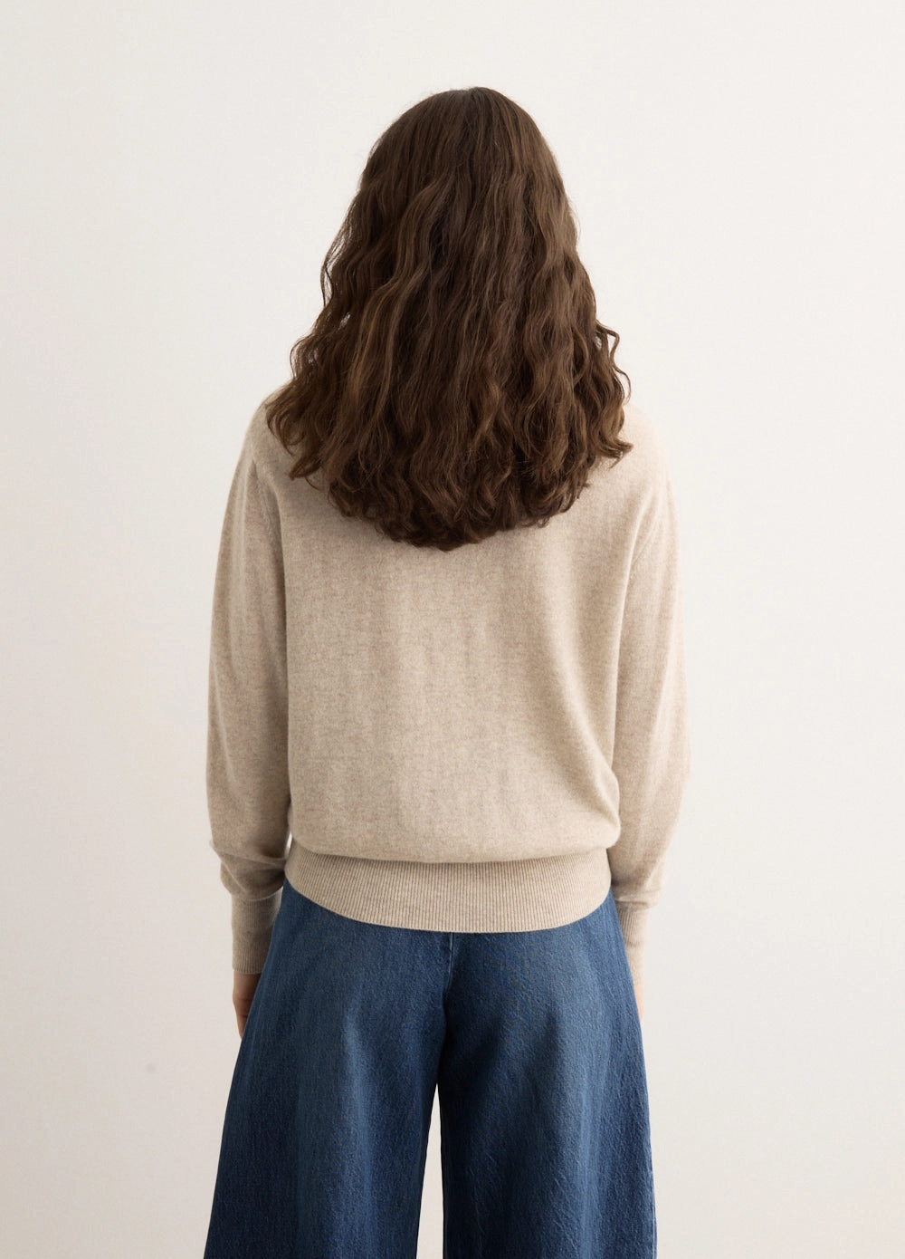 Eco Conscious Production Mari Cashmere Crew Sweater