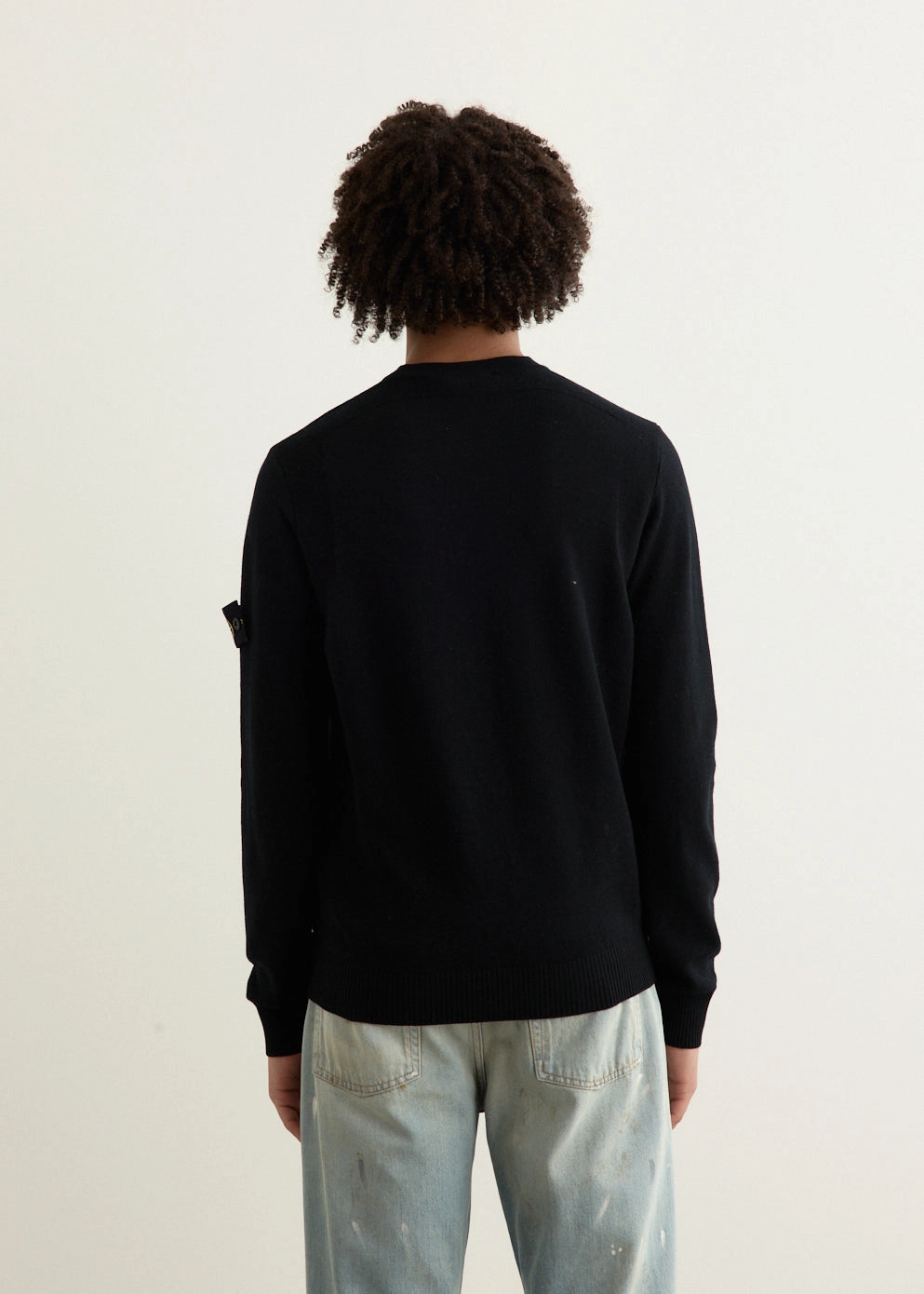 Transitional Layer Reverse Stitch Detail Crewneck Knit