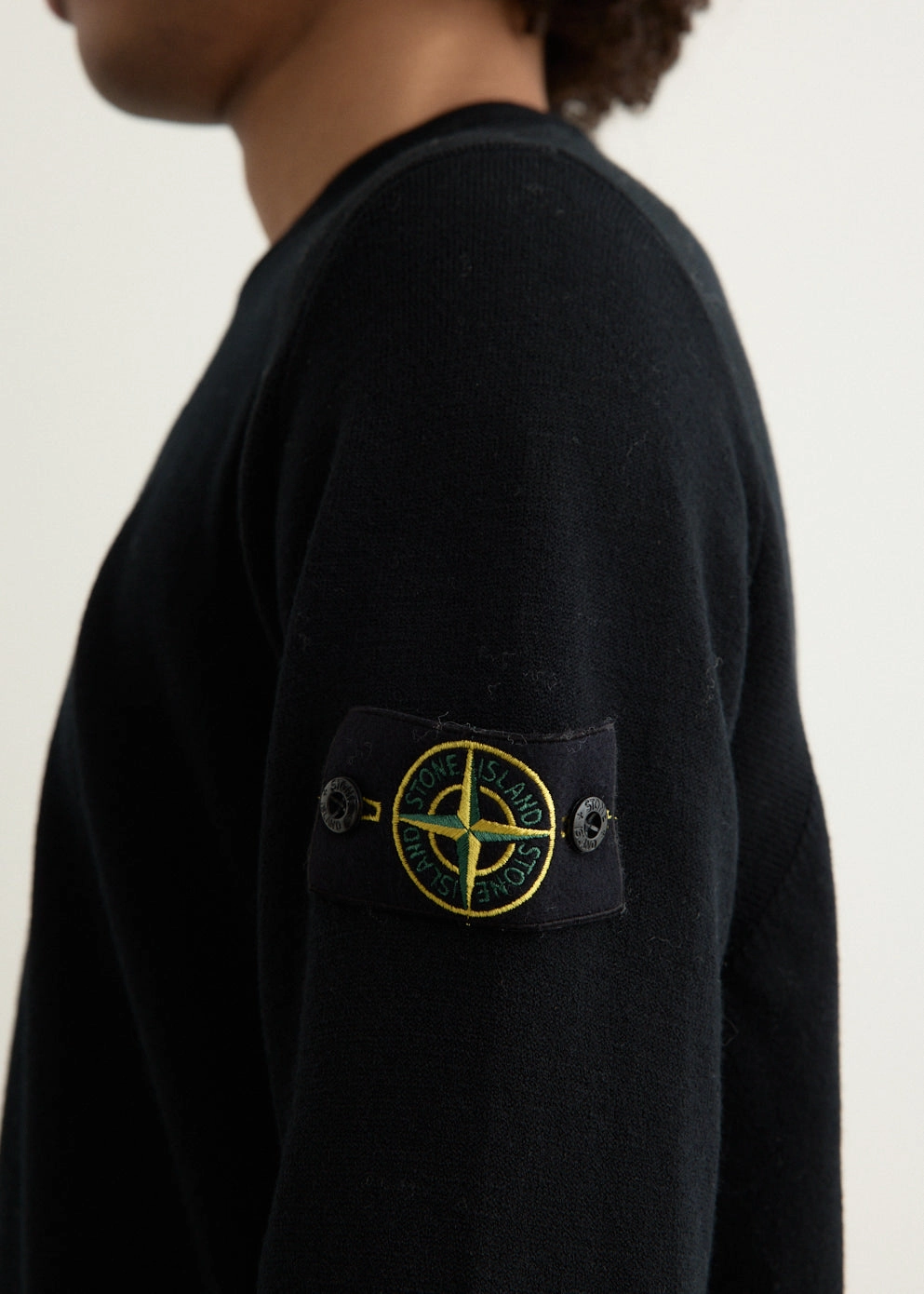 Classic Casual Reverse Stitch Detail Crewneck Knit