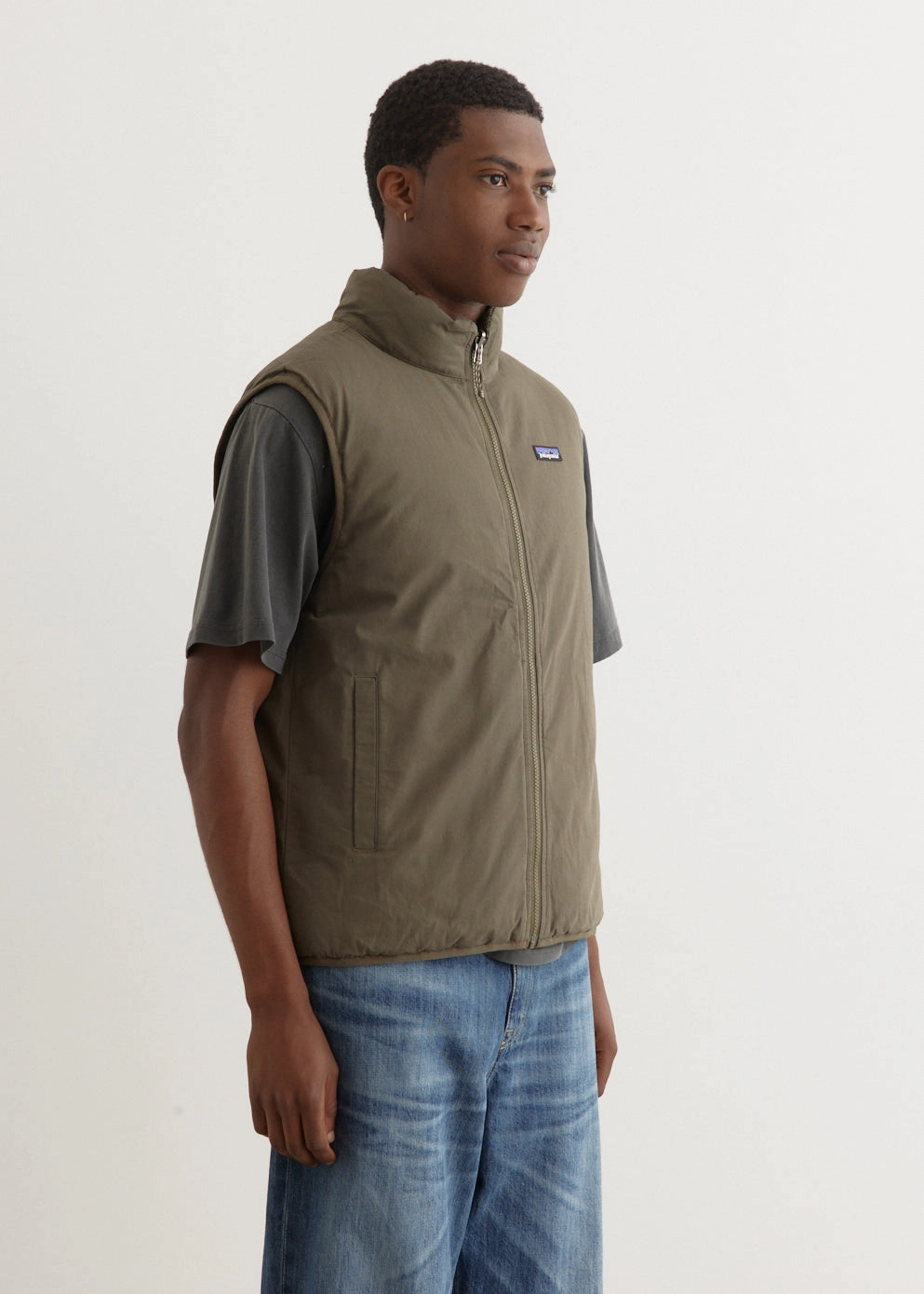 All Day Fit Reversible Cotton Down Vest