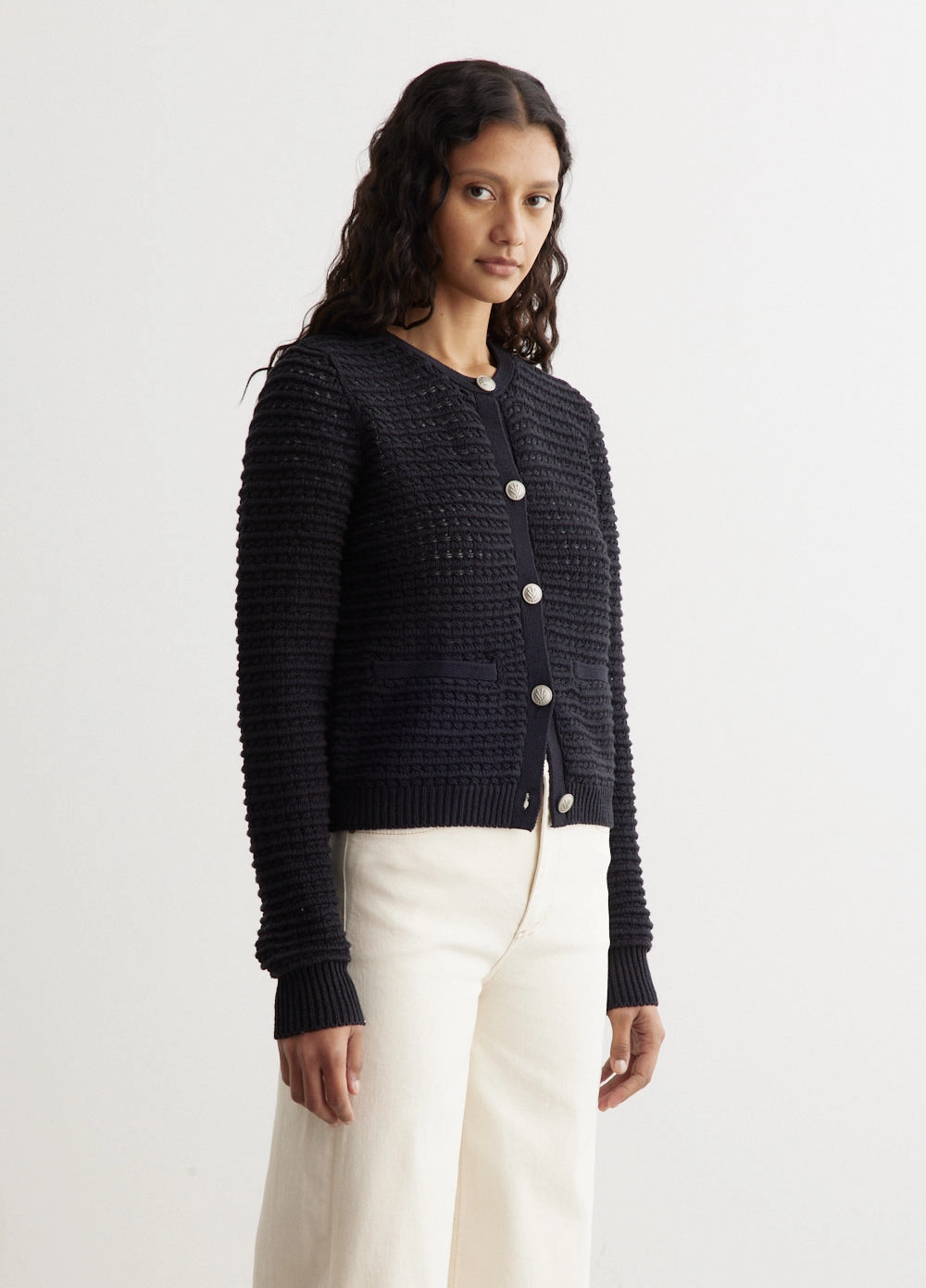 Marlee Cardigan Thermal Reflective Lining Double Breasted