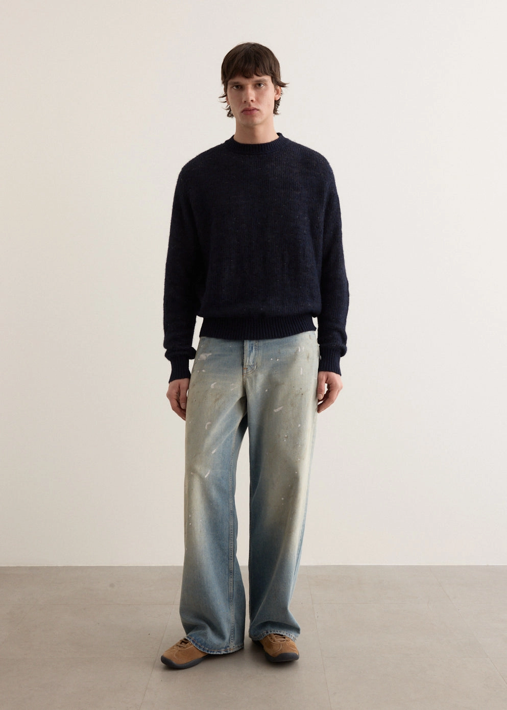 Clean Finish Easy Silhouette Revista Two Tone Jumper