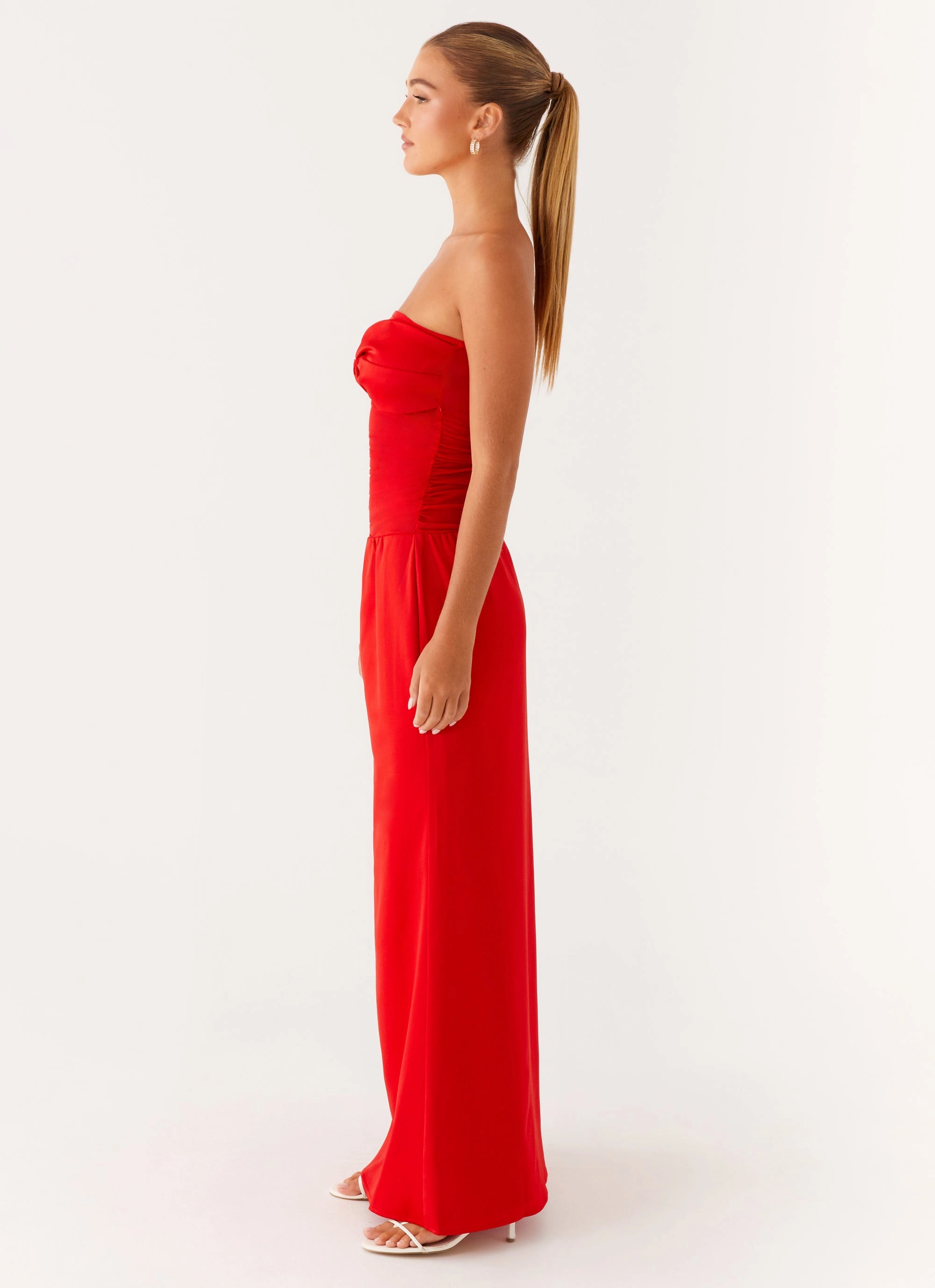 Modern Appearance Rewind Maxi Dress - Tangerine