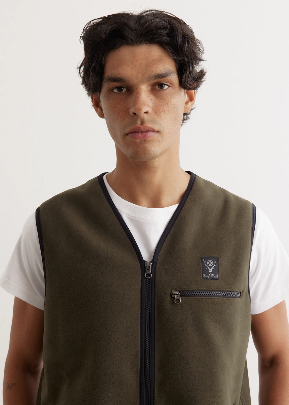 Breathable Design Clean Street Look Piping Vest