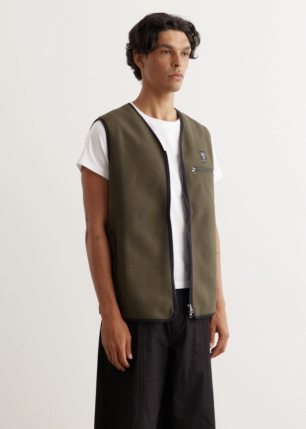 Basic Essential Layer Strong Stitches Piping Vest