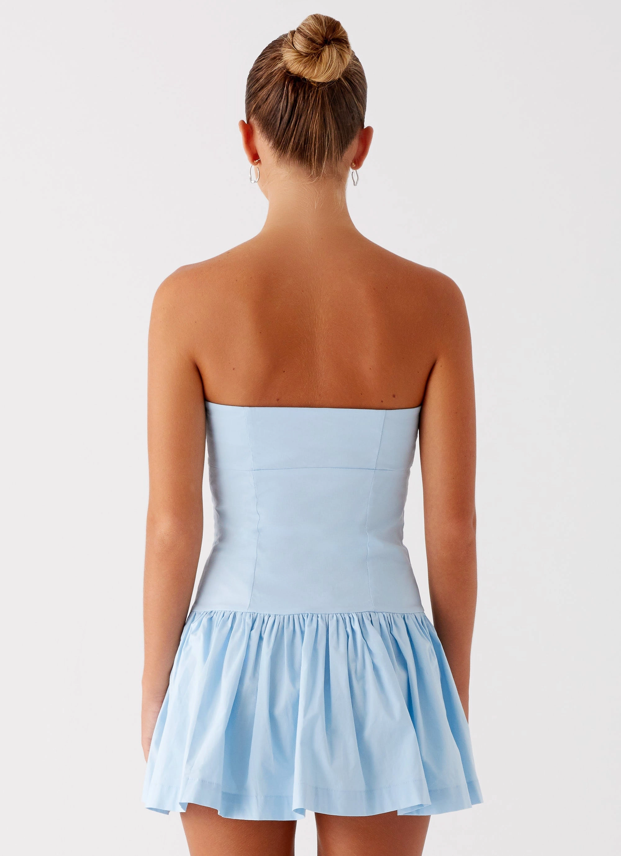 Pose Glow Lounge Mode Riviera Mini Dress - Blue
