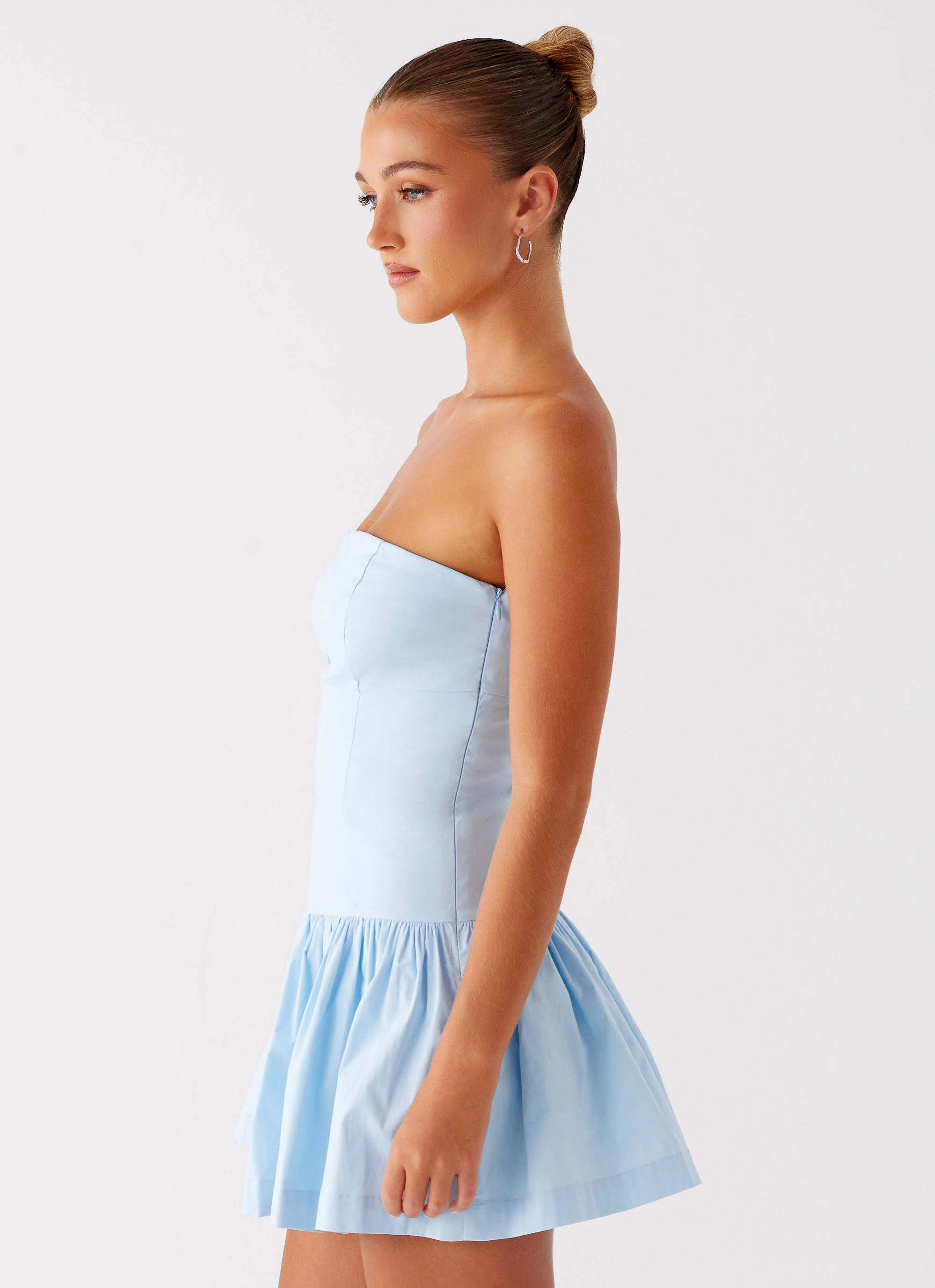 Riviera Mini Dress - Blue Natural Light