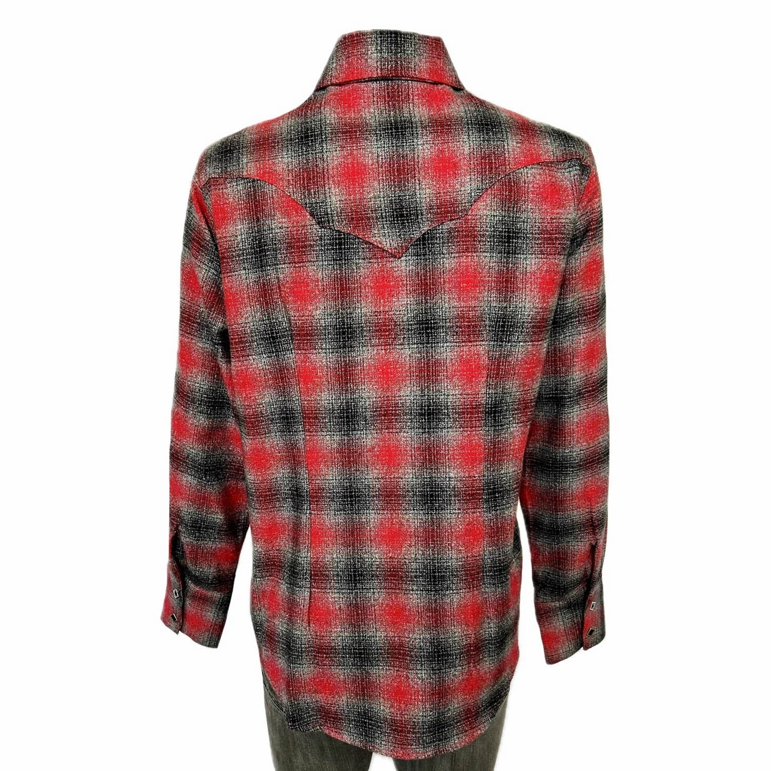 Soft Touch Rockmount Womens Buffalo Check Flannel Black/Red 100% Cotton L/S Shirt