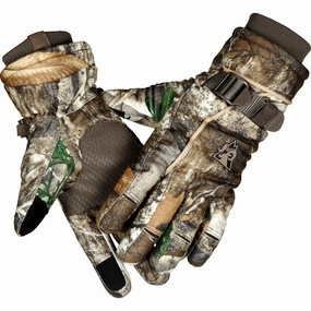 Sunny Escape Rocky Womens Waterproof 60G Insulated Realtree Edge Synthetic Gloves