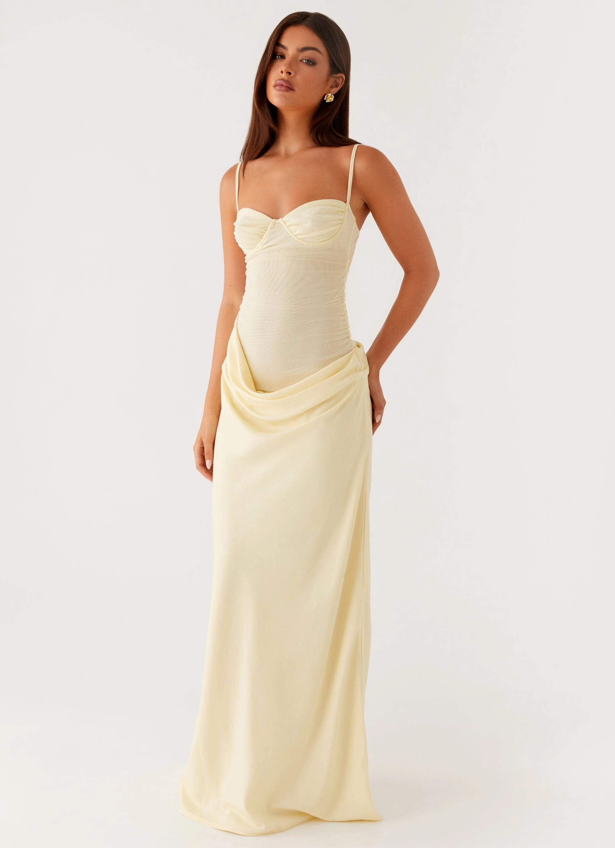 Cozy Design Romy Maxi Dress - Yellow