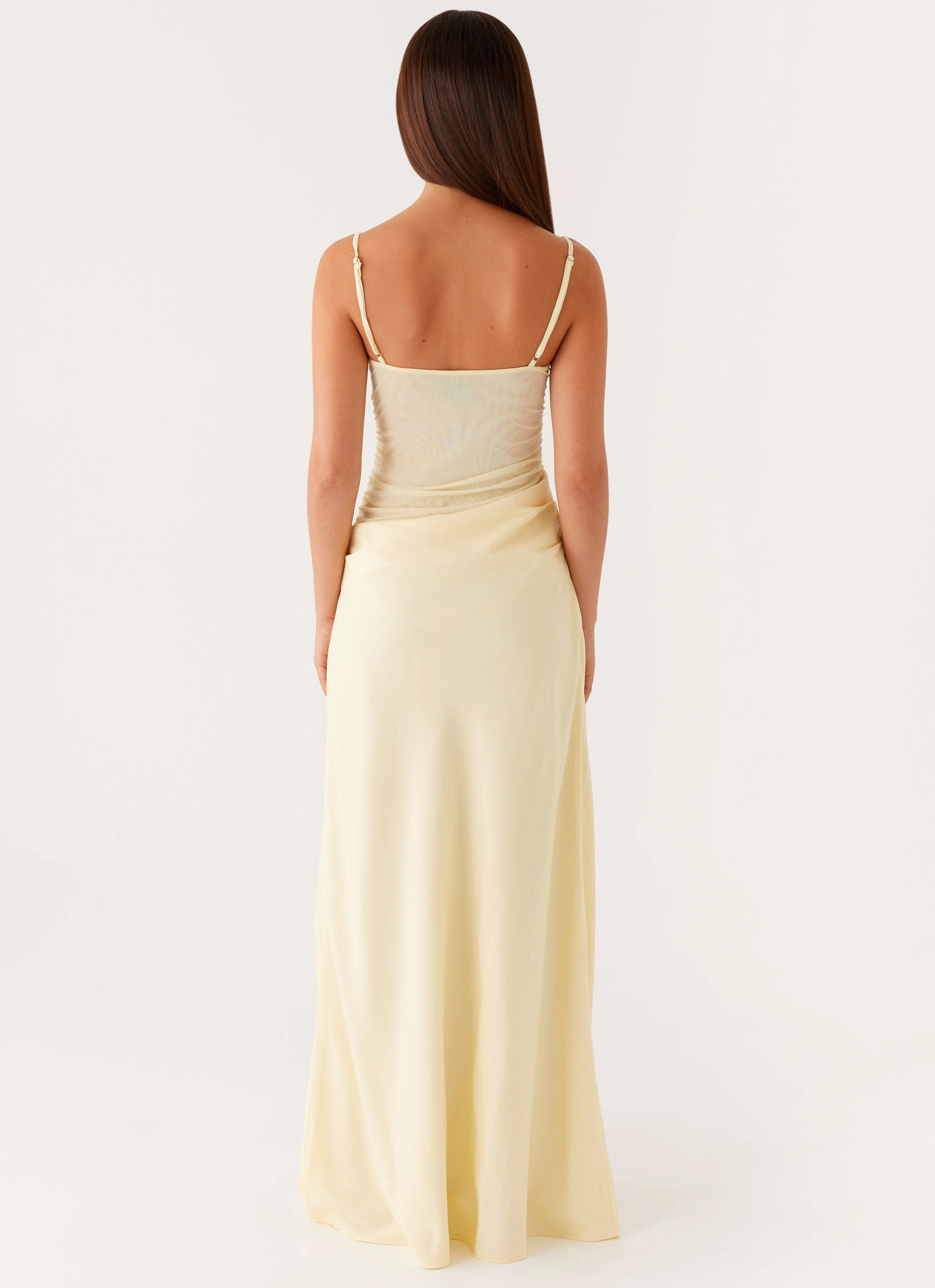 Romy Maxi Dress - Yellow Versatile dress for layering Soft Finish