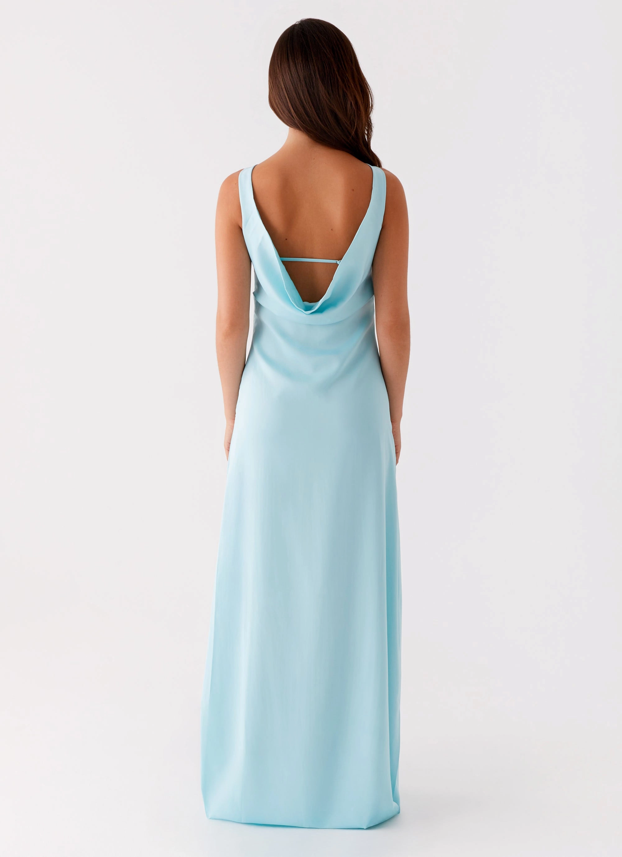 Ronnie Maxi Dress - Blue Curvy Glam