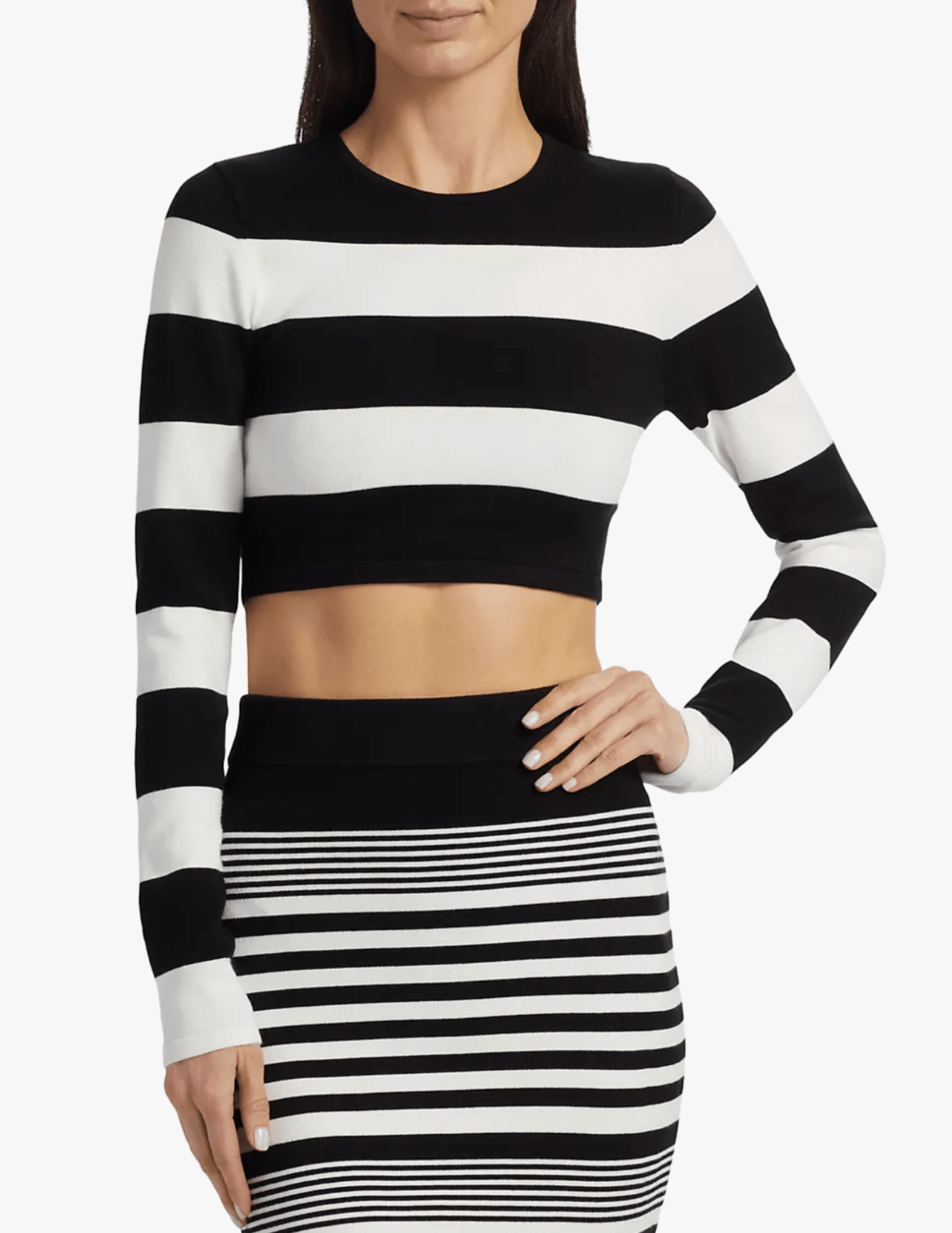 Warm Outfit Ronny Kobo Kelani Knit Cropped Top SALE