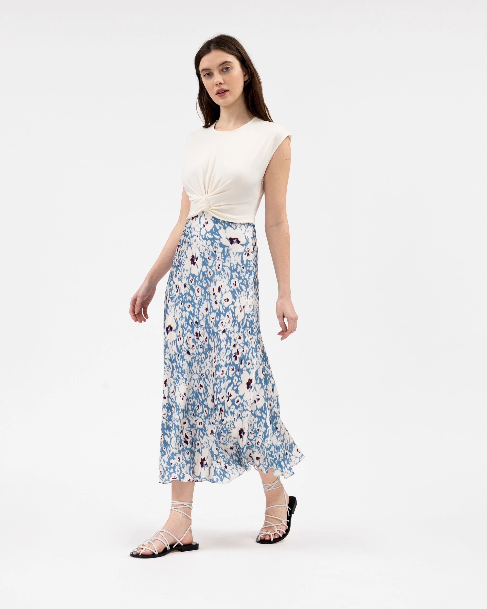 Rosabeth Dress Cozy Comfort Simple Bow