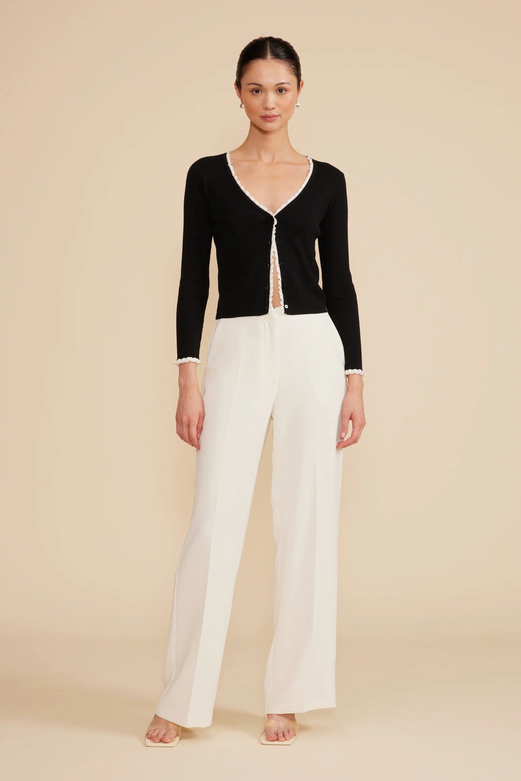 Snuggle Wear Timeless Layer Roshe Mini Cardigan - Black