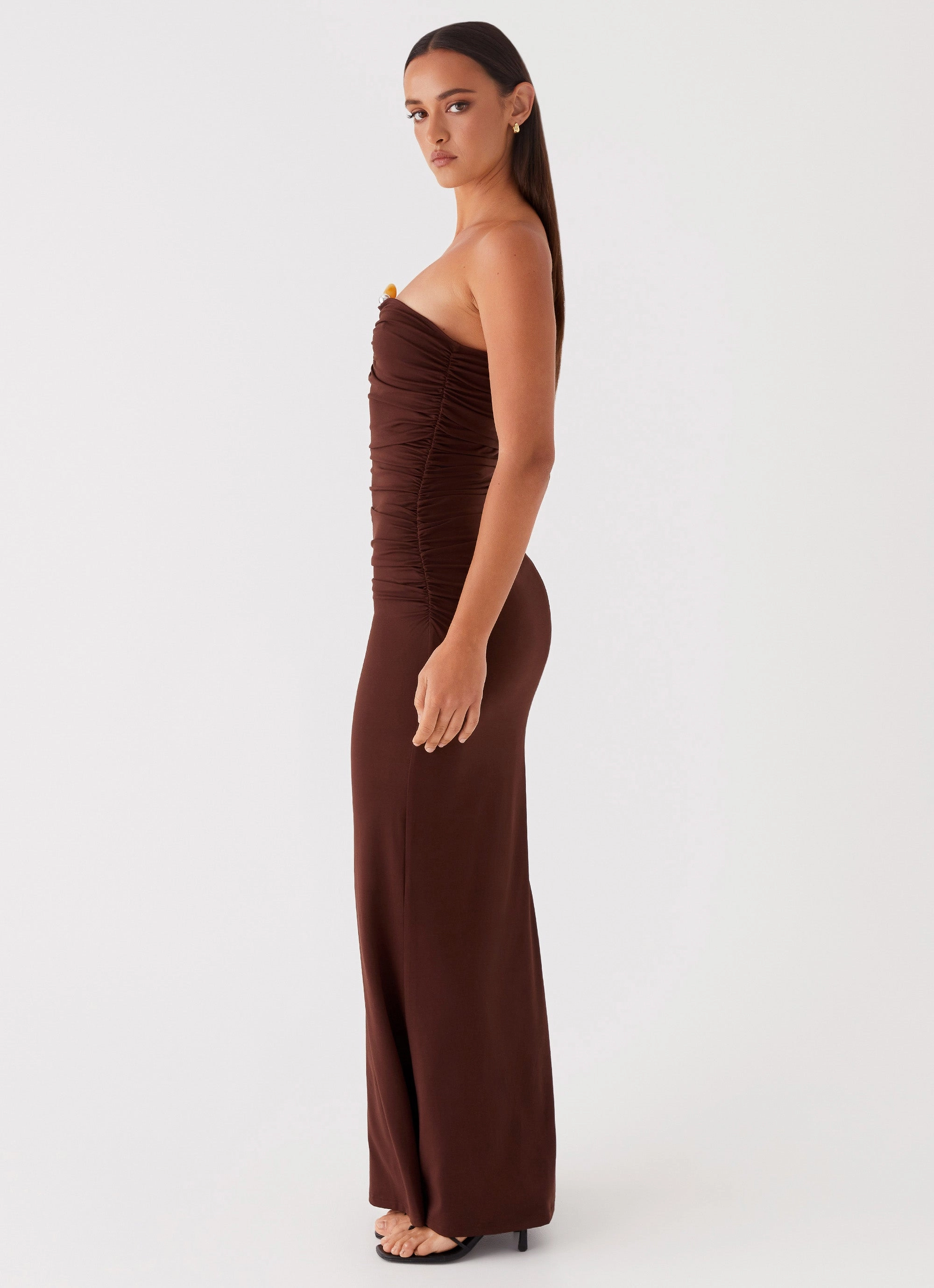 Rudy Maxi Dress - Brown Effortless Wear