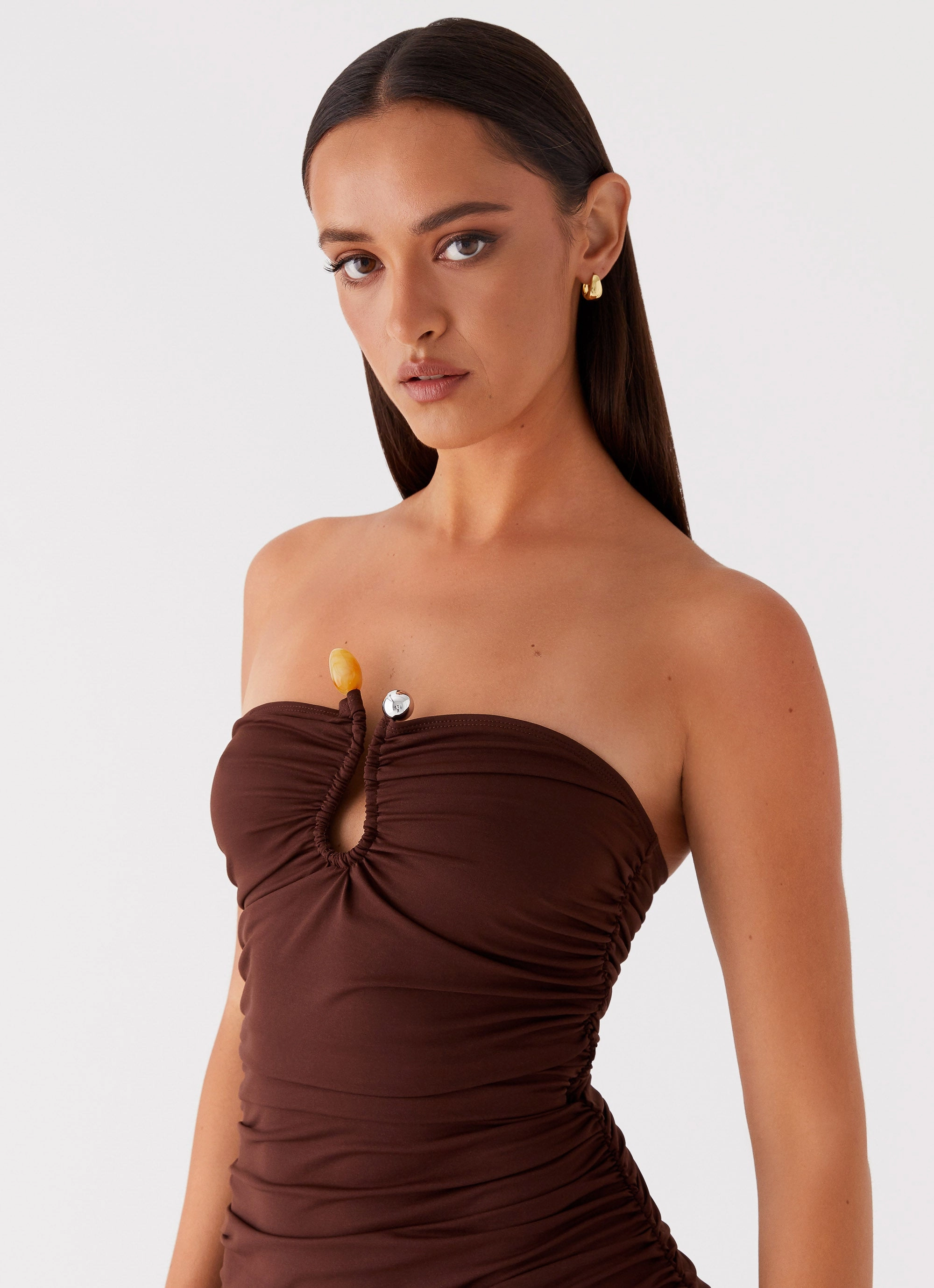 Rudy Maxi Dress - Brown ReversibleStyle
