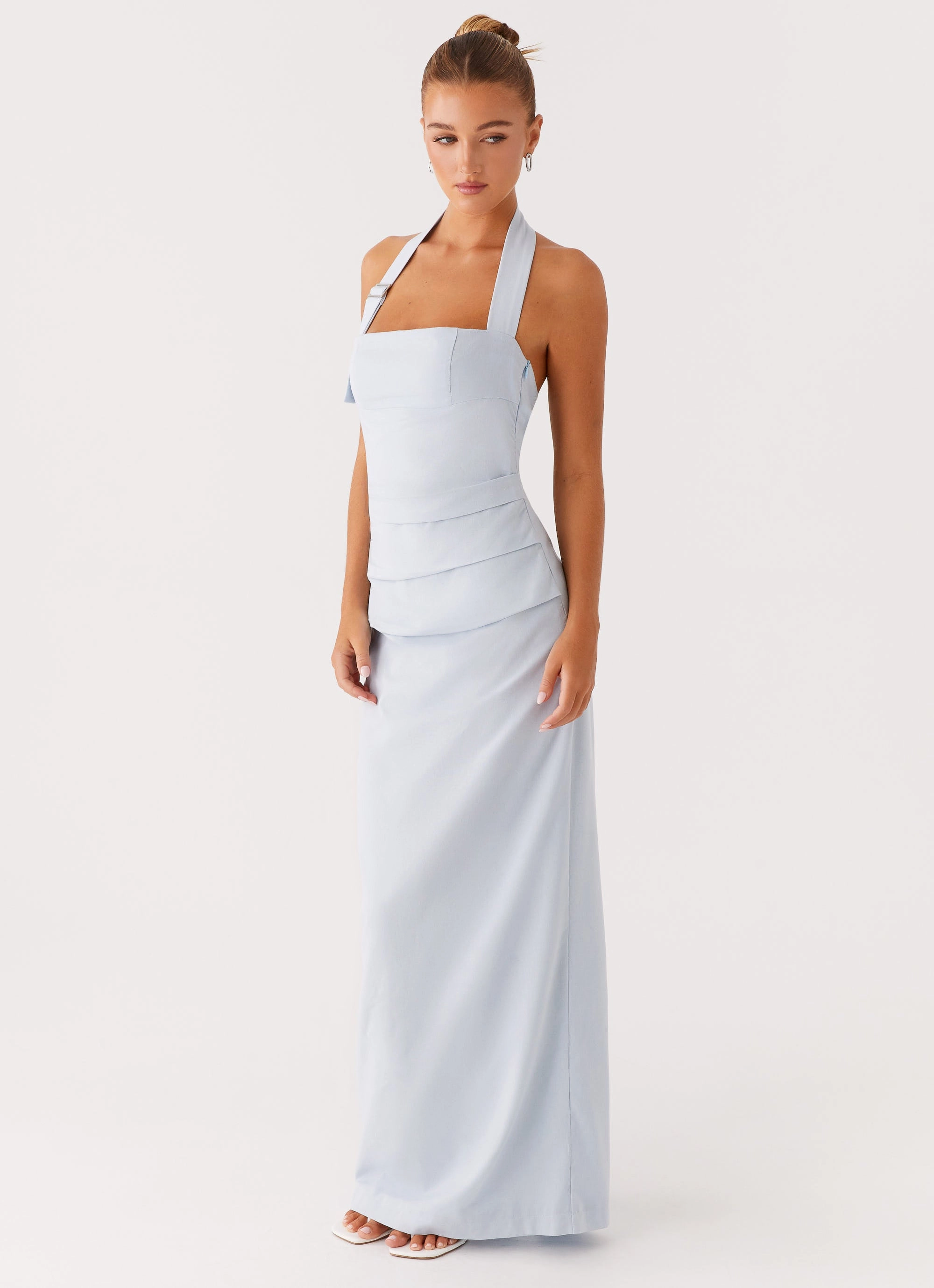 Rumour Has it Maxi Dress - Blue Bold Mood Fit Vibe