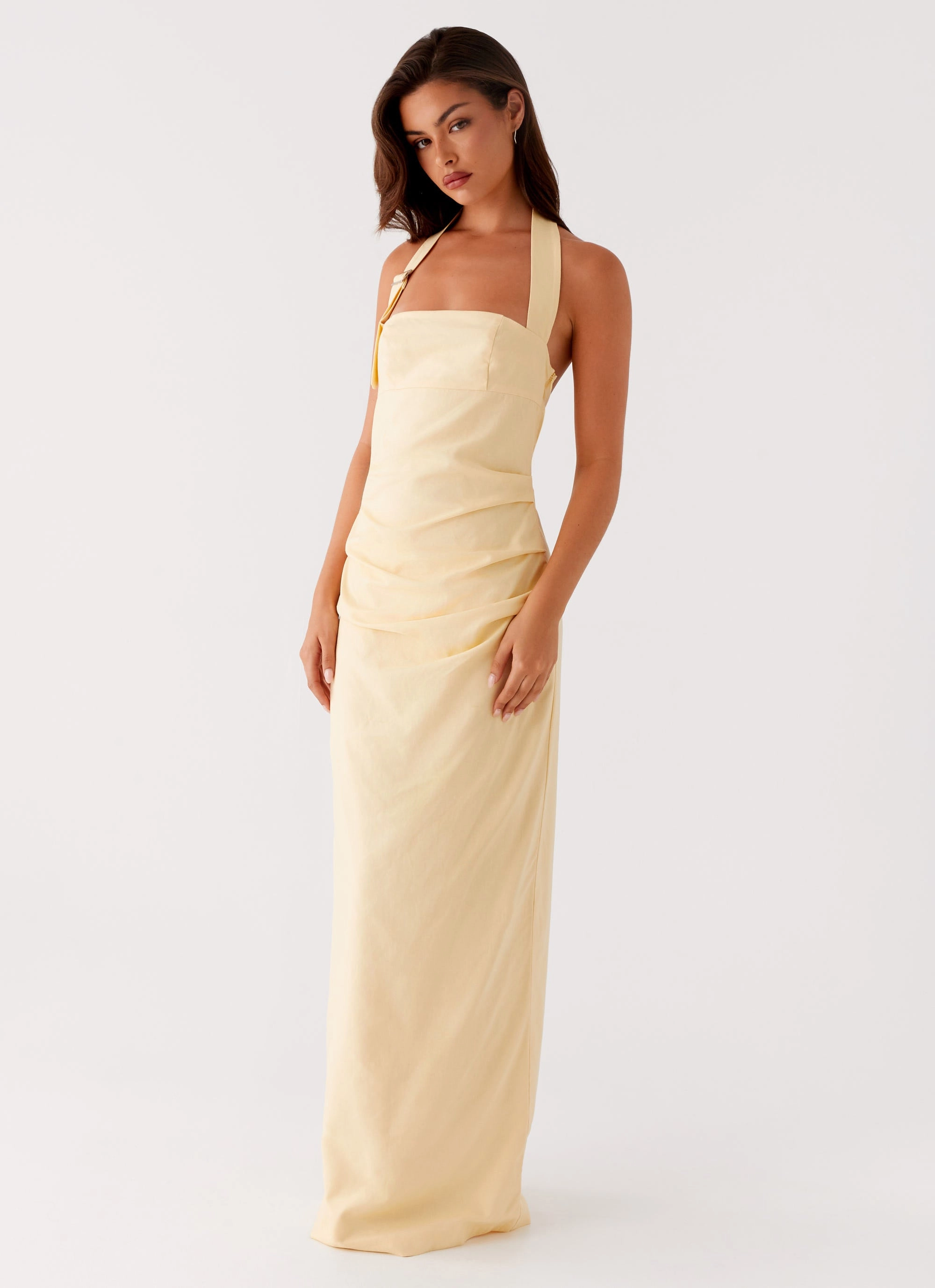 Subtle Touch Rumour Has it Maxi Dress - Yellow