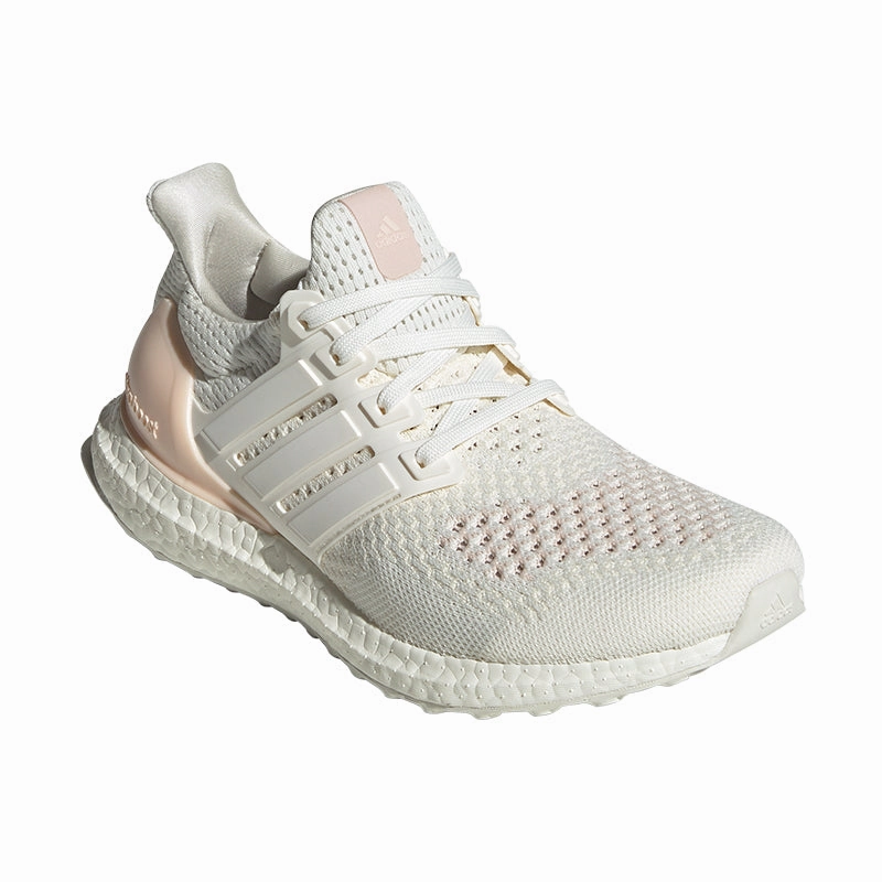 Balanced Cushioning Matrix Abrasion Resistant Materials Women's Ultraboost 1.0 White/White/Wonder