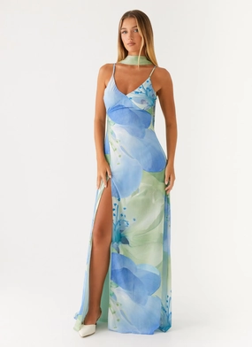 Curve Friendly Sanctuary Maxi Dress - Flower Print