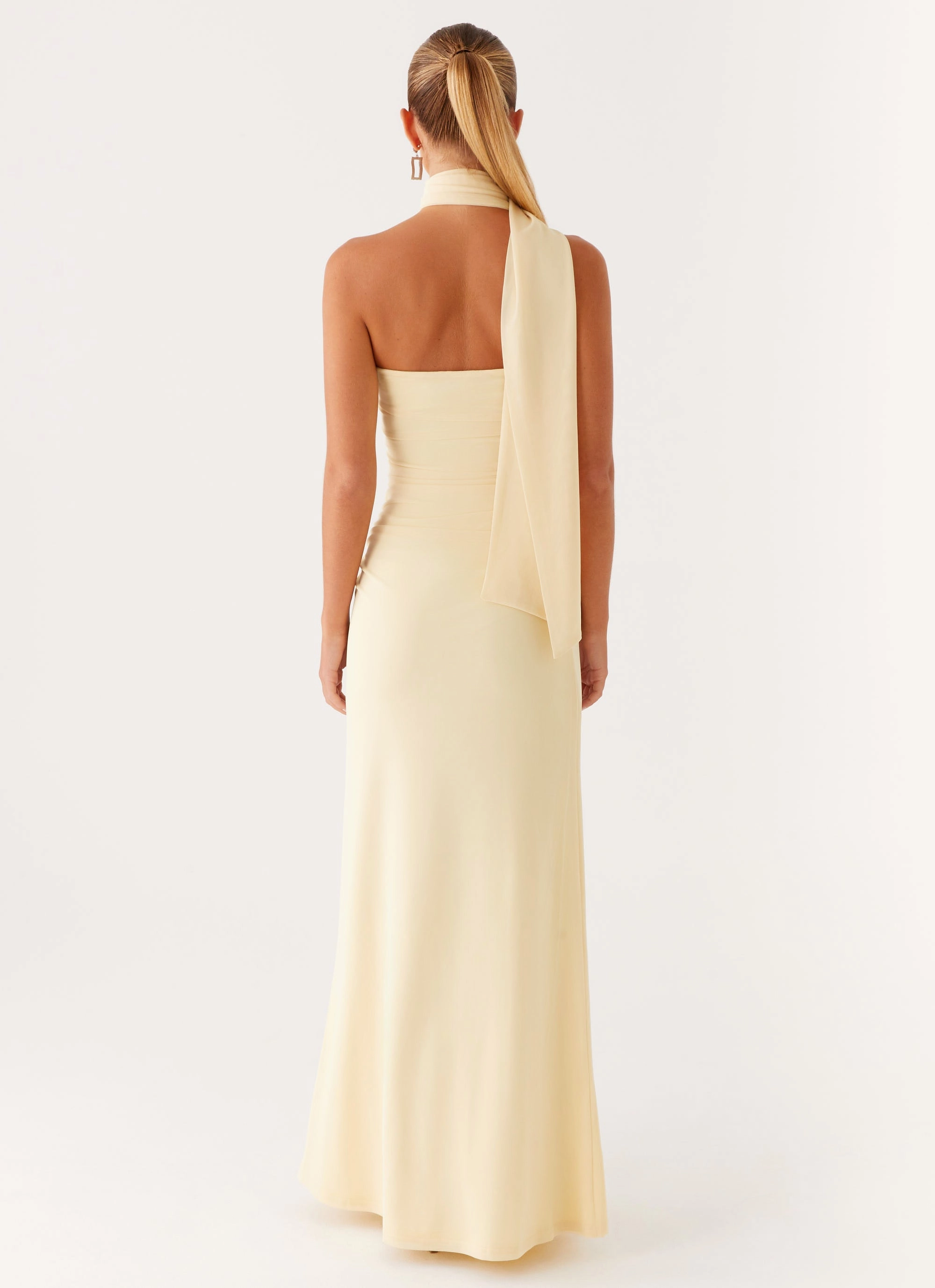 Songbird Maxi Dress - Yellow Layer Safe Travel Option